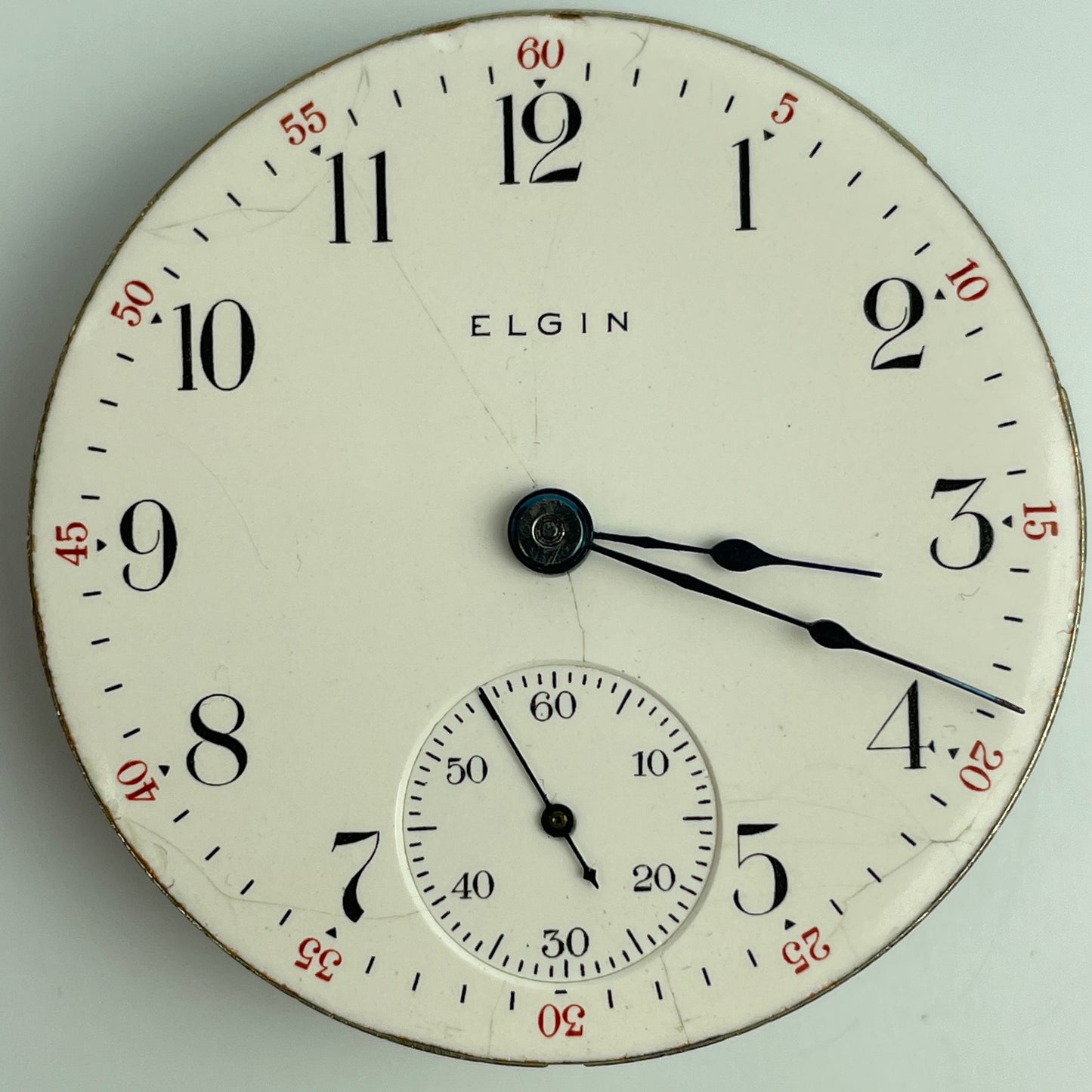 Lot 36- Elgin 18 Size 7 Jewel Pocket Watch Movement