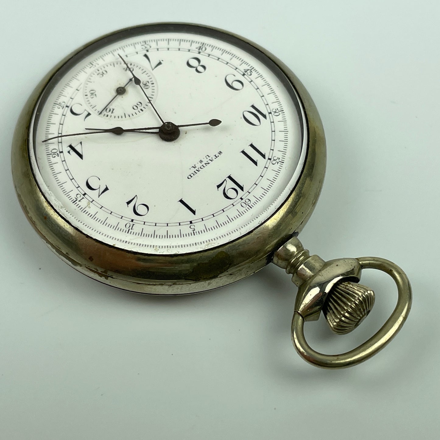 Lot 38- New York Standard 16 Size Chronograph Pocket Watch