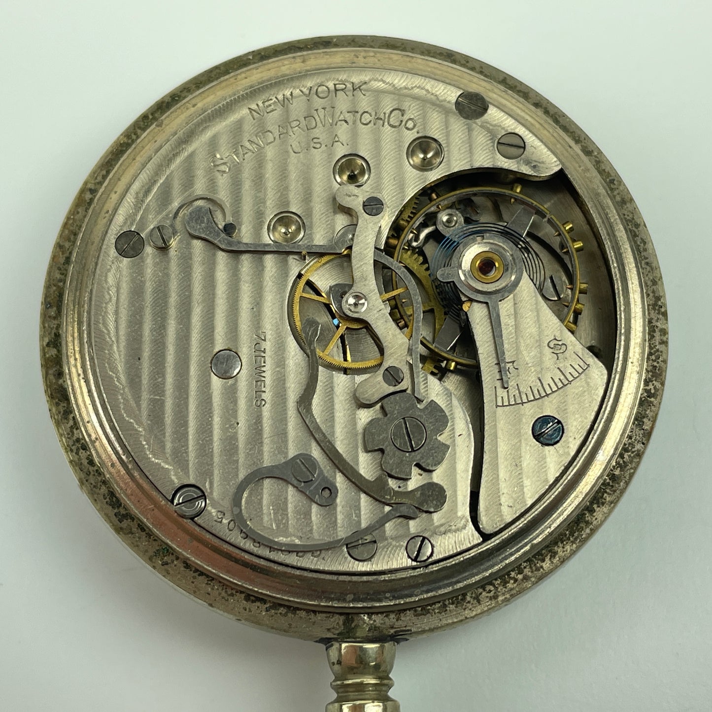 Lot 38- New York Standard 16 Size Chronograph Pocket Watch