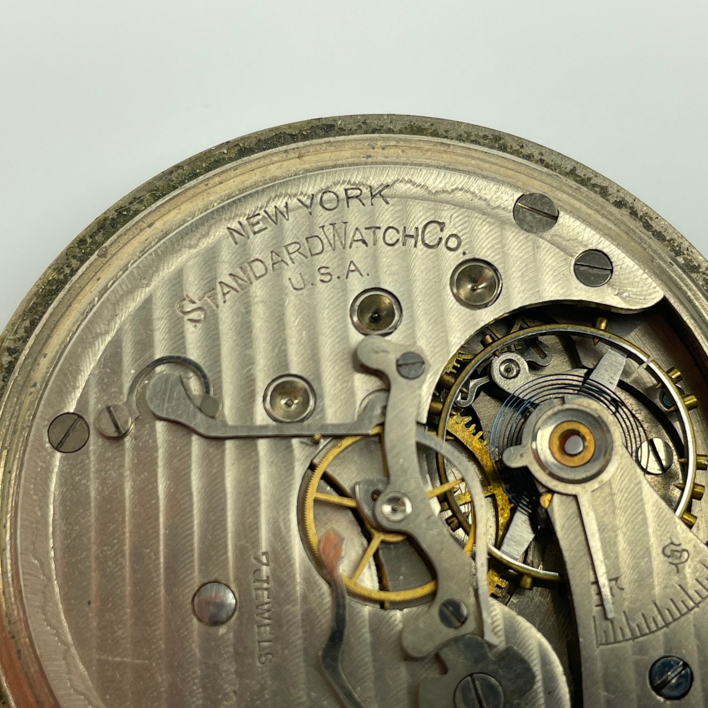 Lot 38- New York Standard 16 Size Chronograph Pocket Watch