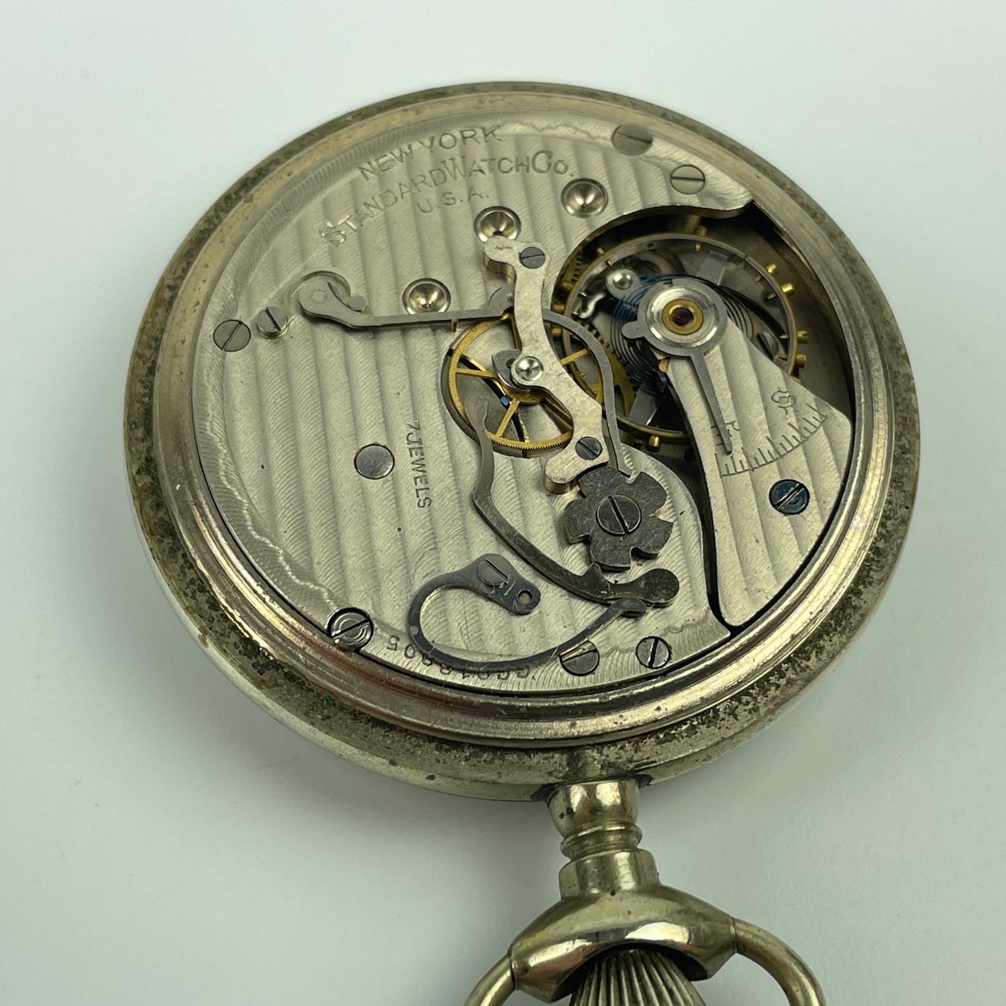 Lot 38- New York Standard 16 Size Chronograph Pocket Watch