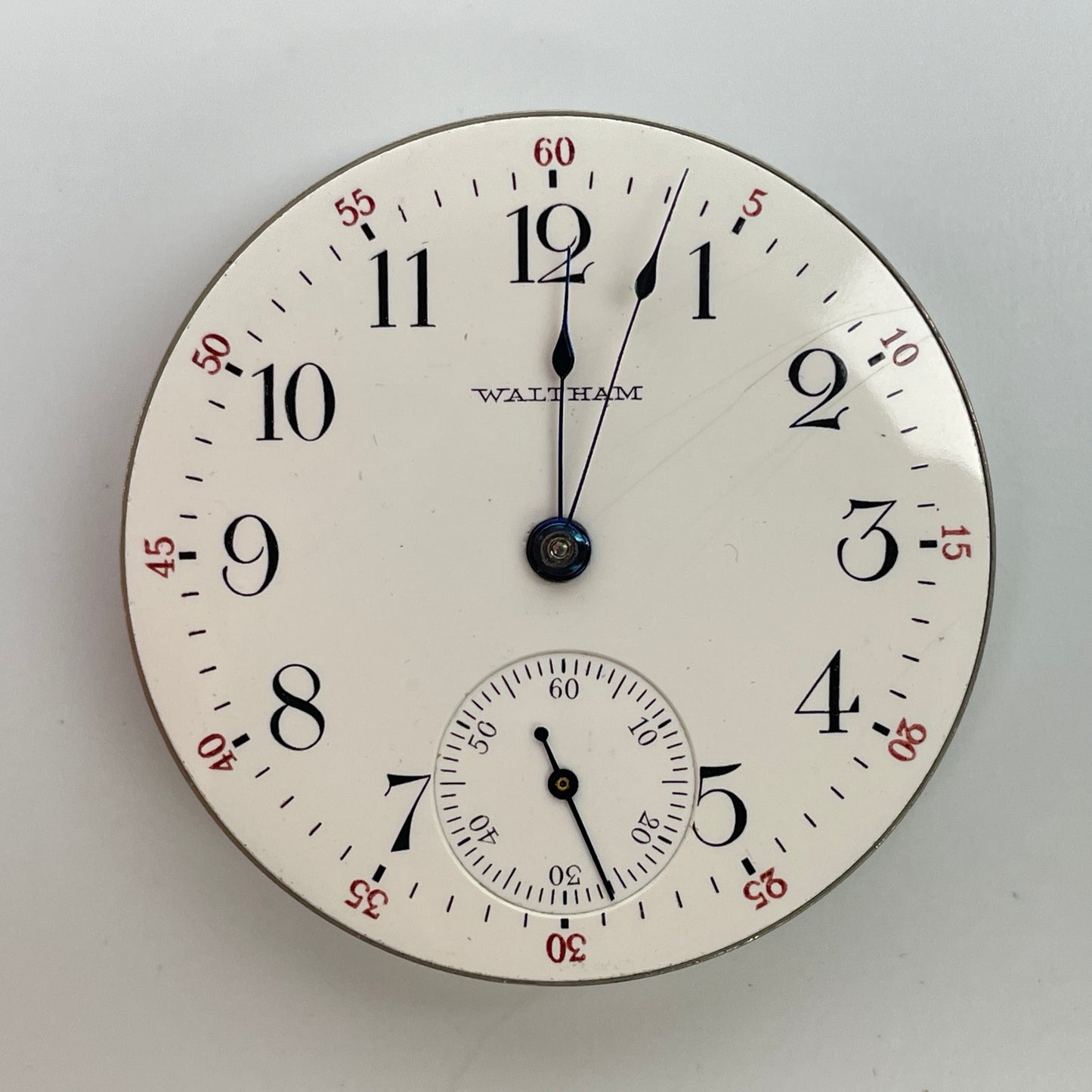 Lot 42- Waltham 16 Size 17 Jewel Pocket Watch Movement