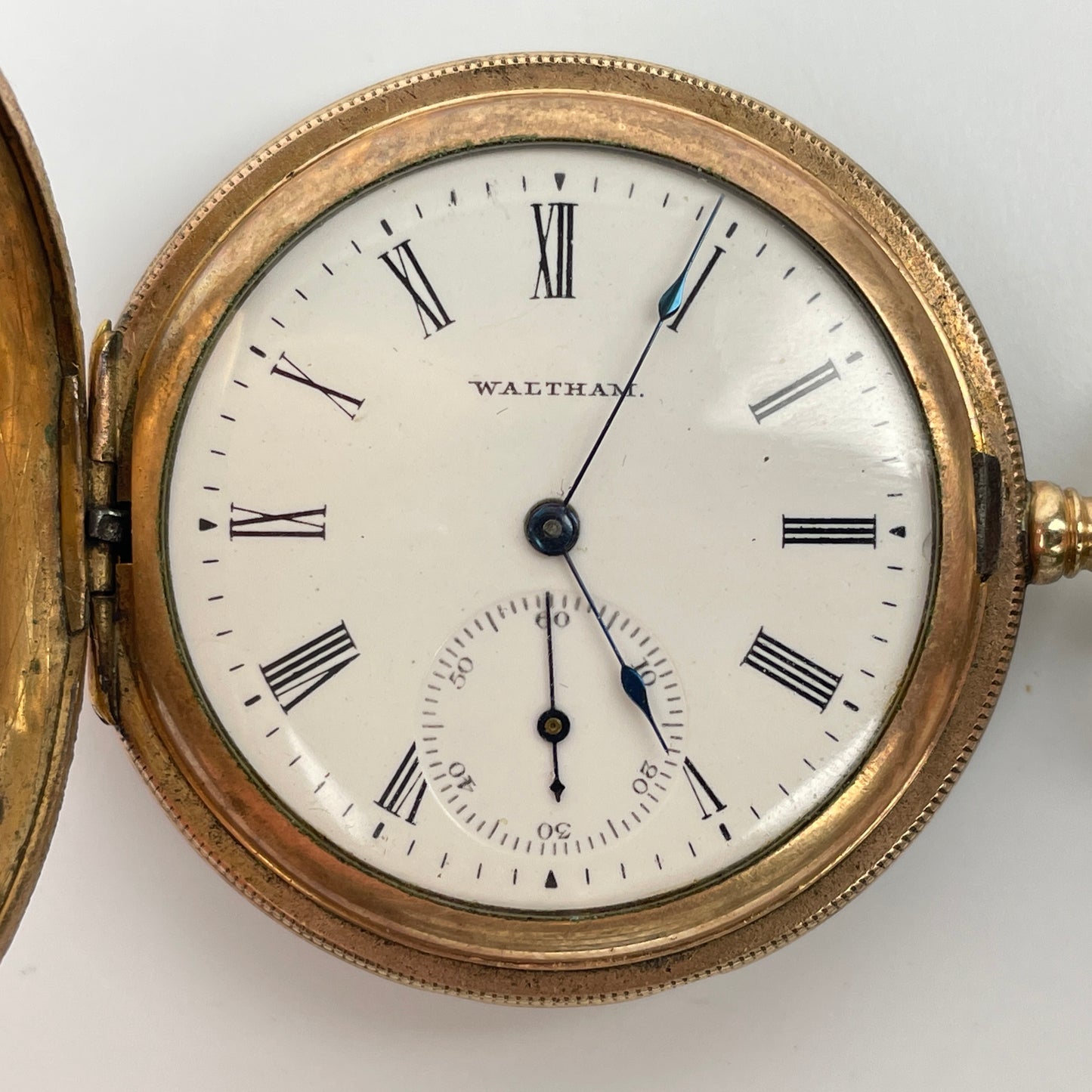 Lot 43- Waltham 6 Size 7 Jewel YGF Pocket Watch