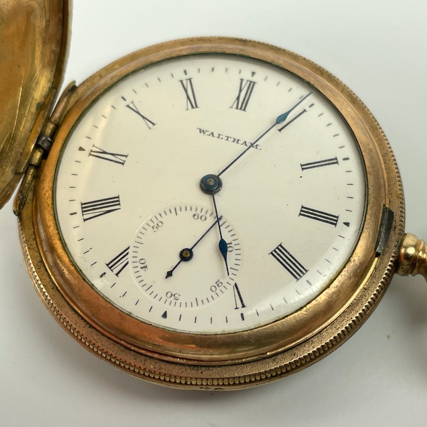 Lot 43- Waltham 6 Size 7 Jewel YGF Pocket Watch