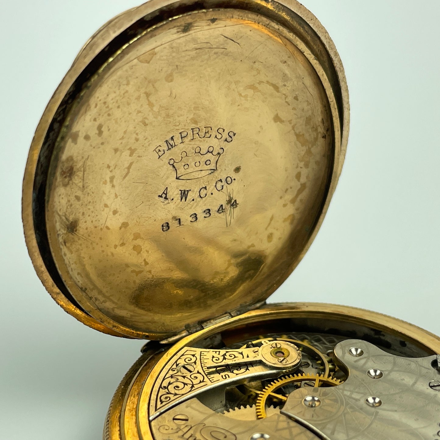 Lot 43- Waltham 6 Size 7 Jewel YGF Pocket Watch