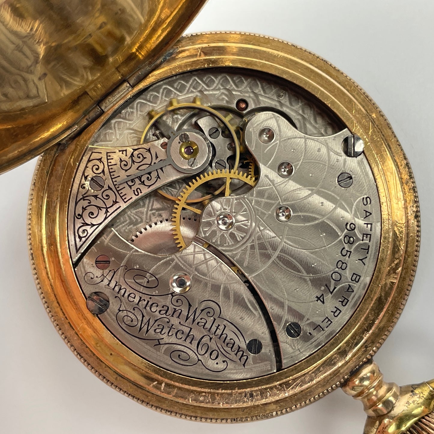 Lot 43- Waltham 6 Size 7 Jewel YGF Pocket Watch