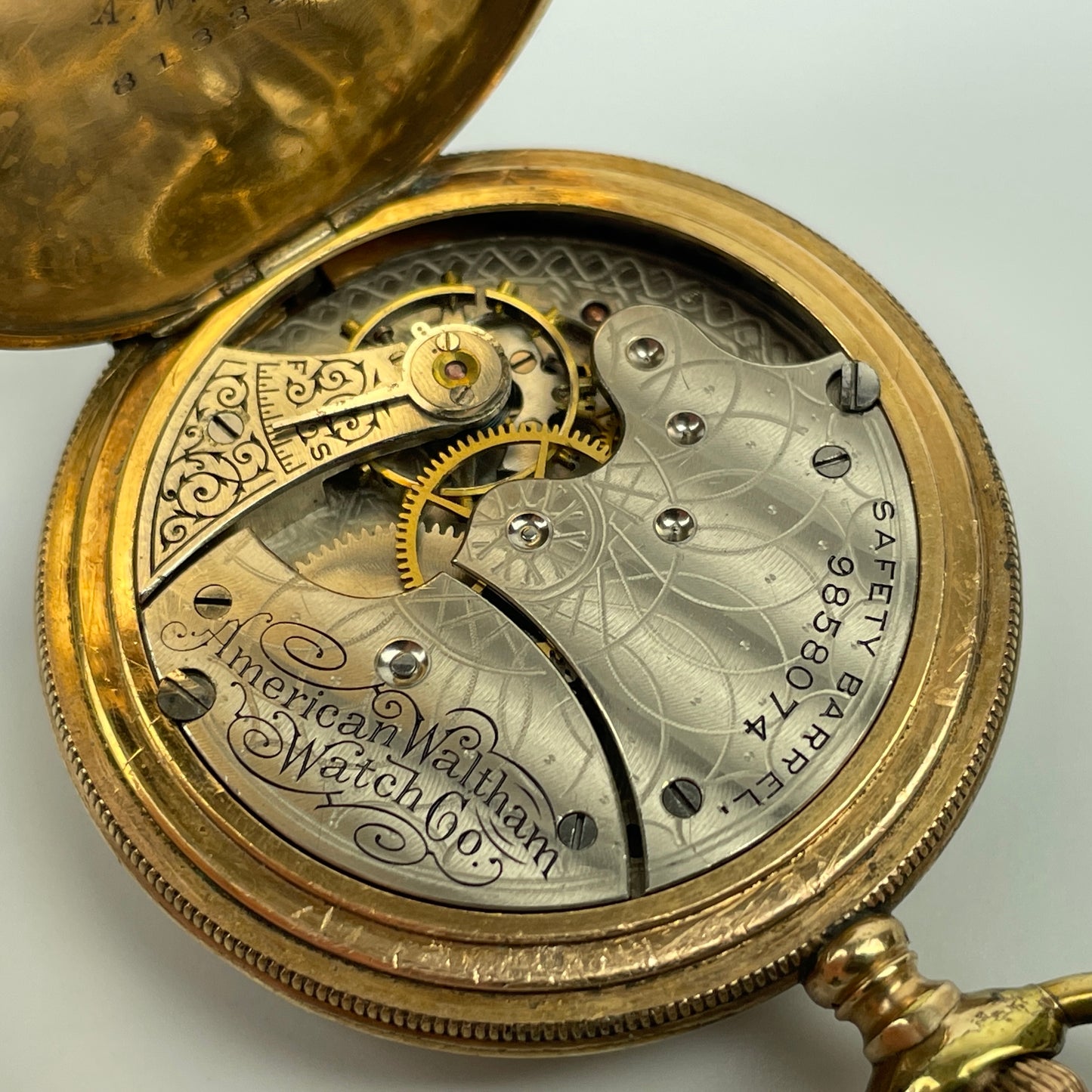 Lot 43- Waltham 6 Size 7 Jewel YGF Pocket Watch