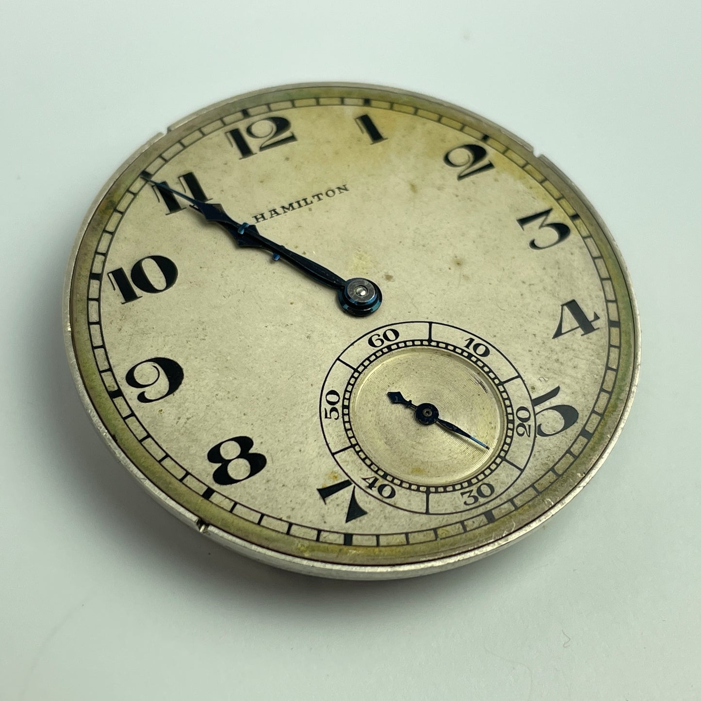 Lot 44- Hamilton 12 Size 17 Jewel Pocket Watch Movement