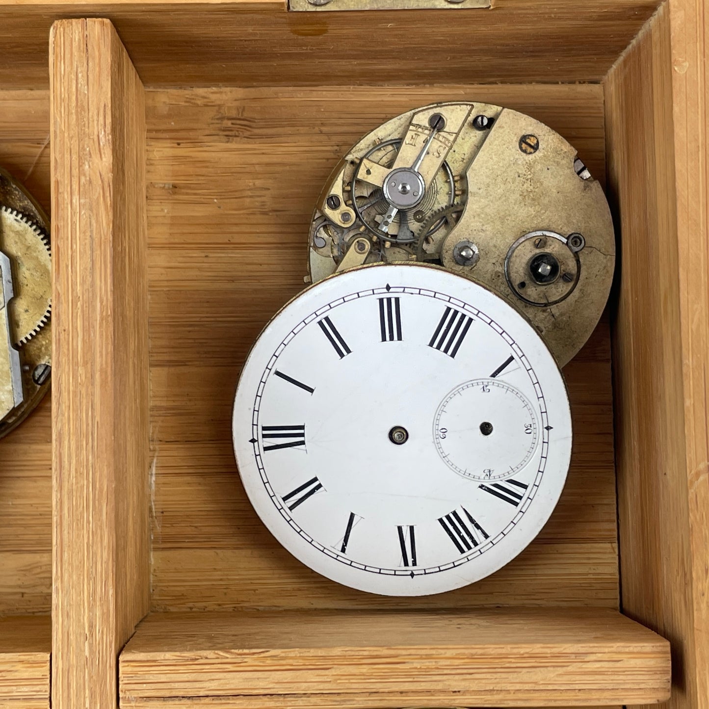 Lot 51- Twelve Swiss Key Wind & Key Set Pocket Watch Movements