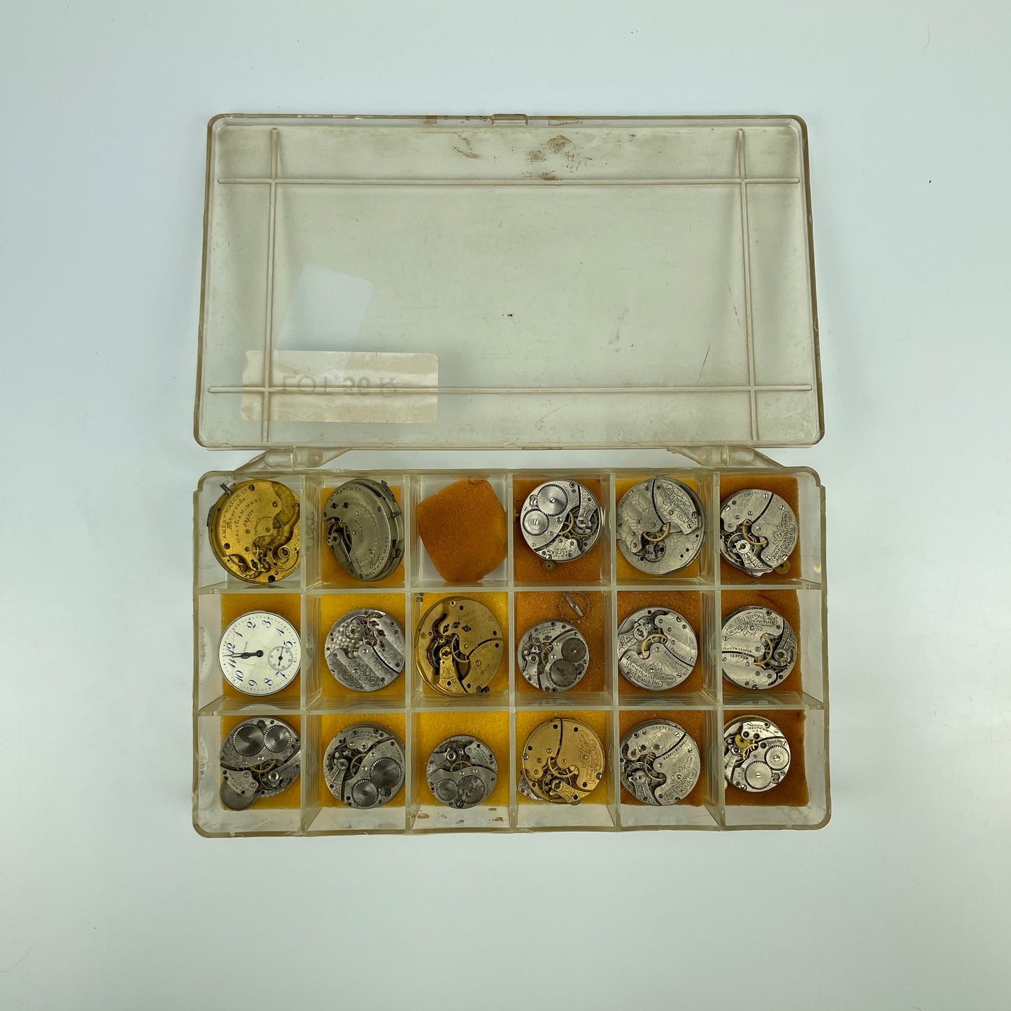 Lot 56- Waltham 3/0, O & 6 Size Lapel & Pocket Watch Movements