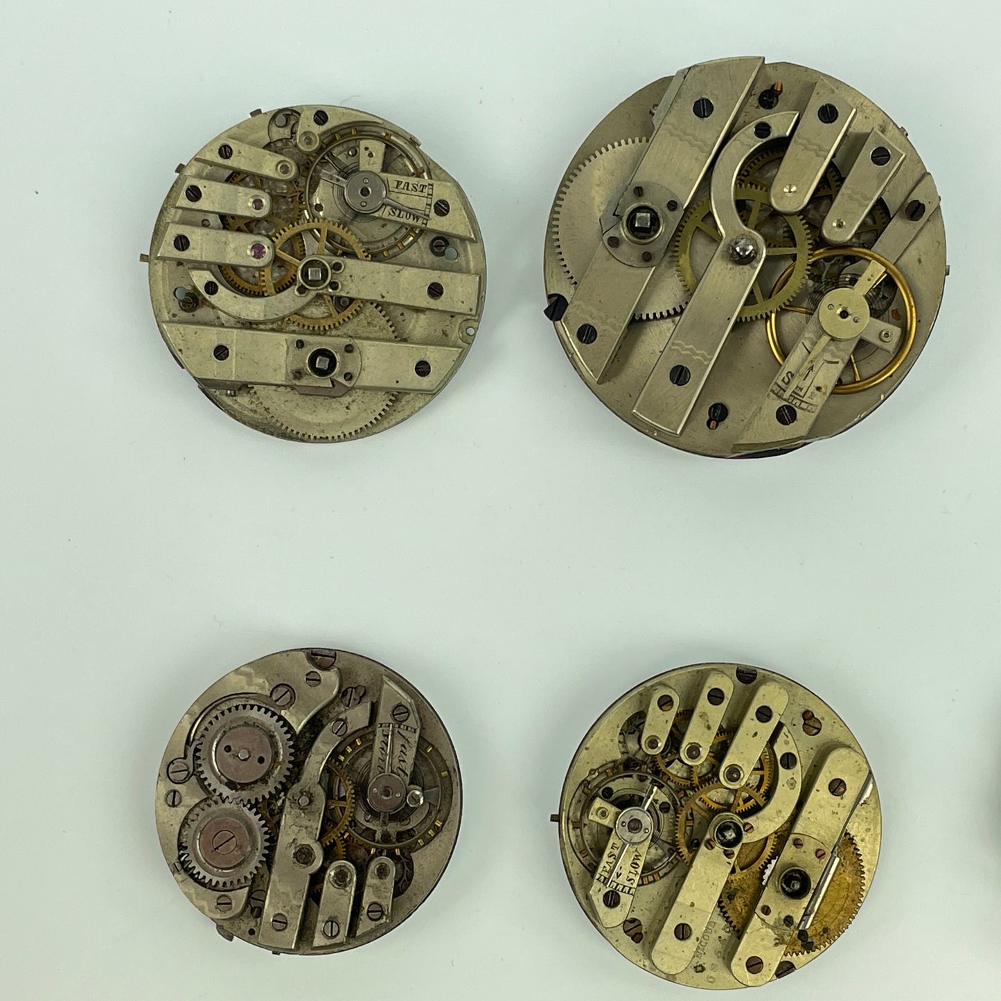 Lot 64- Swiss Fourteen Key Wind & Key Set Pocket Watch Movements