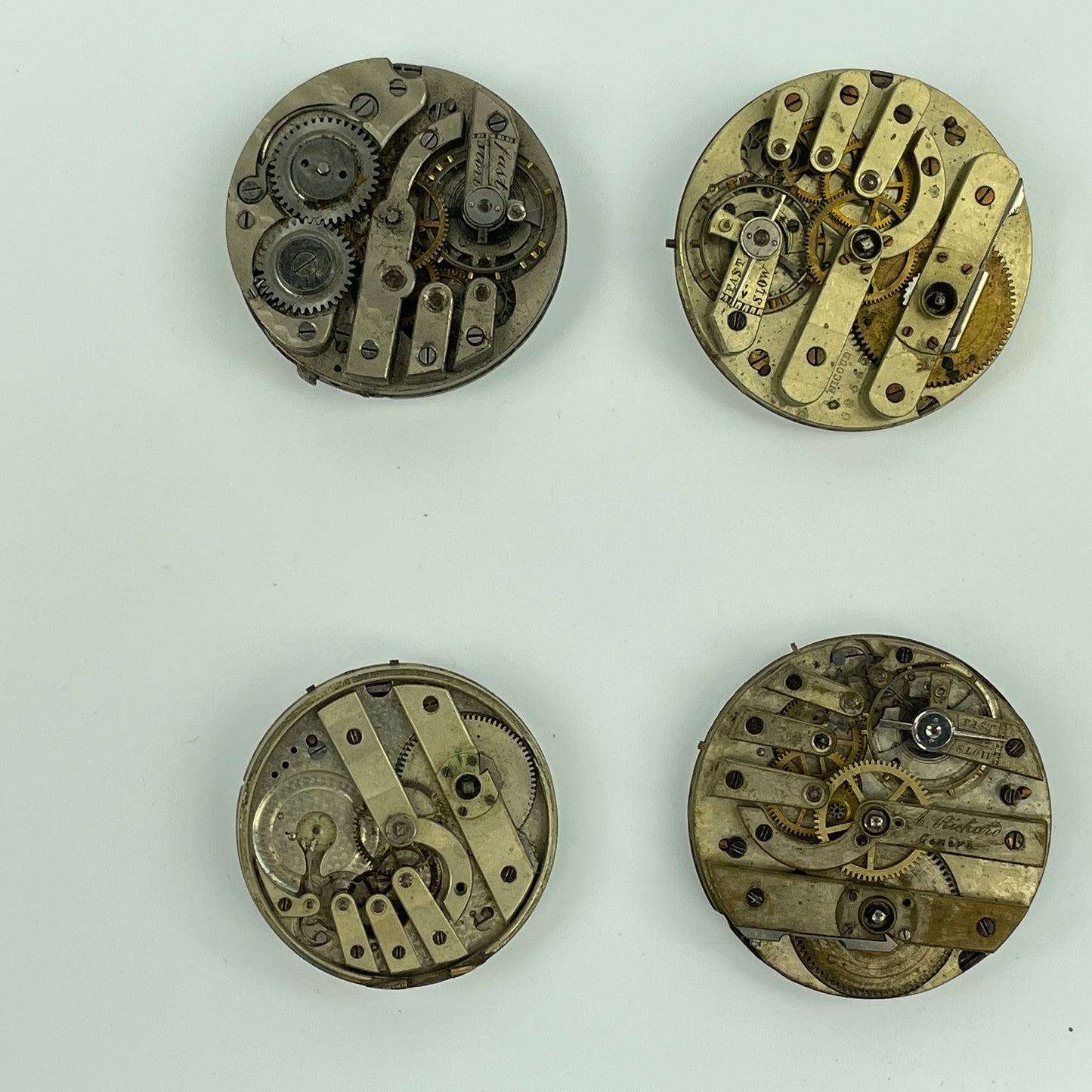 Lot 64- Swiss Fourteen Key Wind & Key Set Pocket Watch Movements