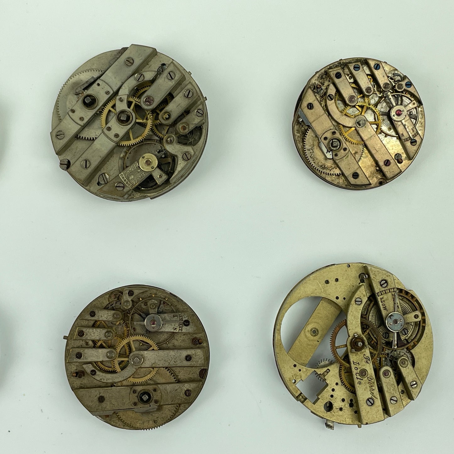Lot 64- Swiss Fourteen Key Wind & Key Set Pocket Watch Movements