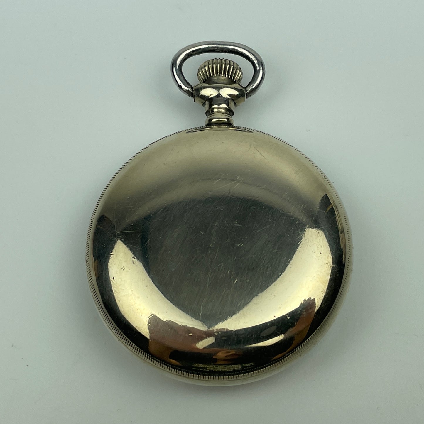 Lot 68- American 18 Size Screw Cover Nickel Pocket Watch Case