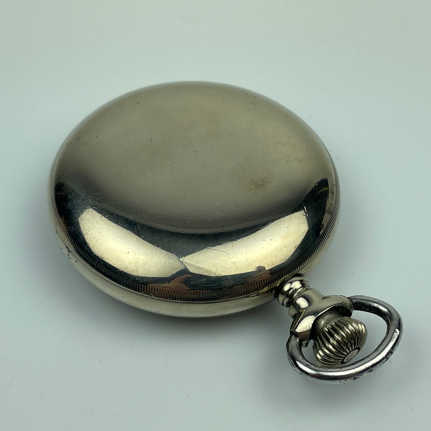 Lot 68- American 18 Size Screw Cover Nickel Pocket Watch Case