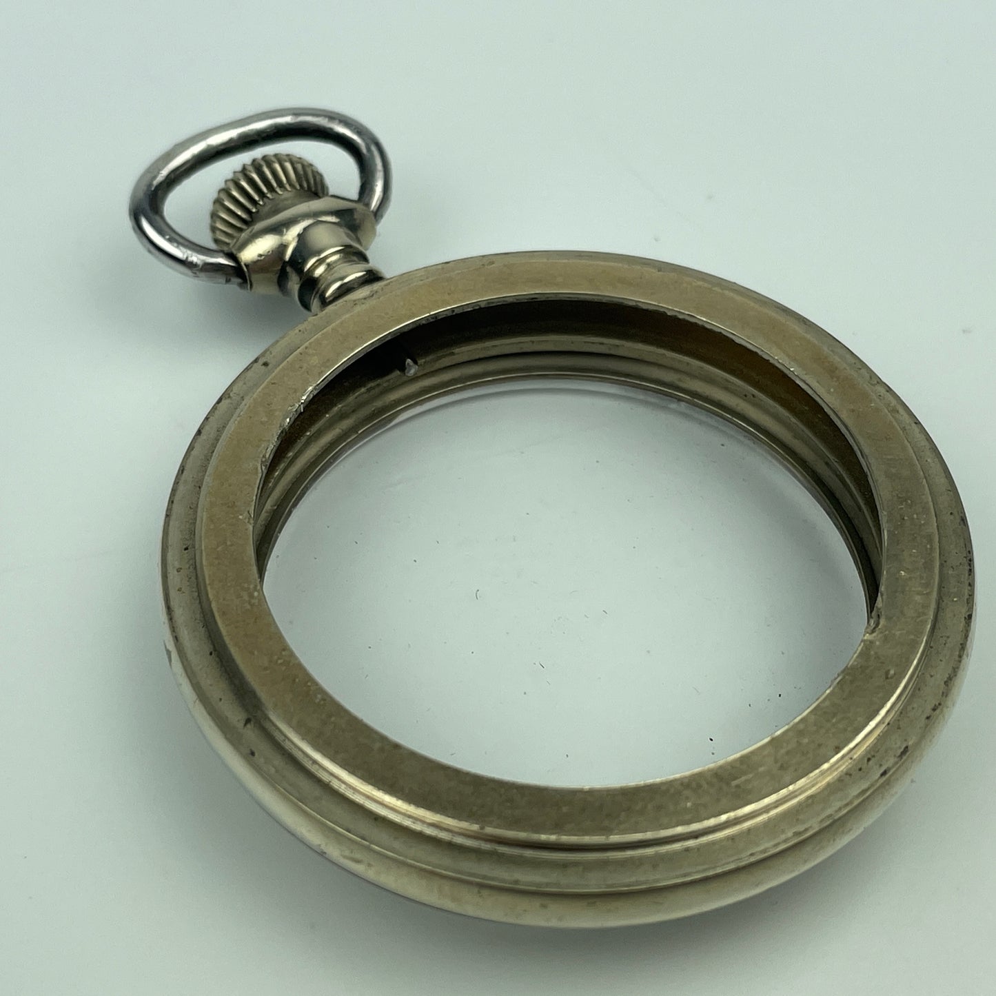 Lot 68- American 18 Size Screw Cover Nickel Pocket Watch Case