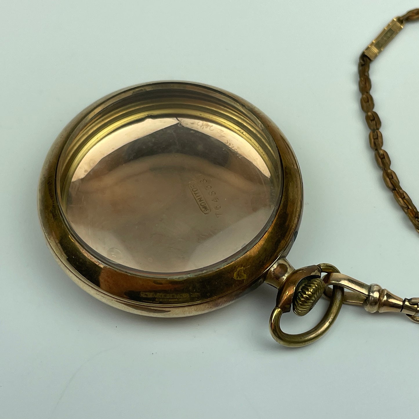 Lot 70- American 18 Size Railroad Style Pocket Watch Case