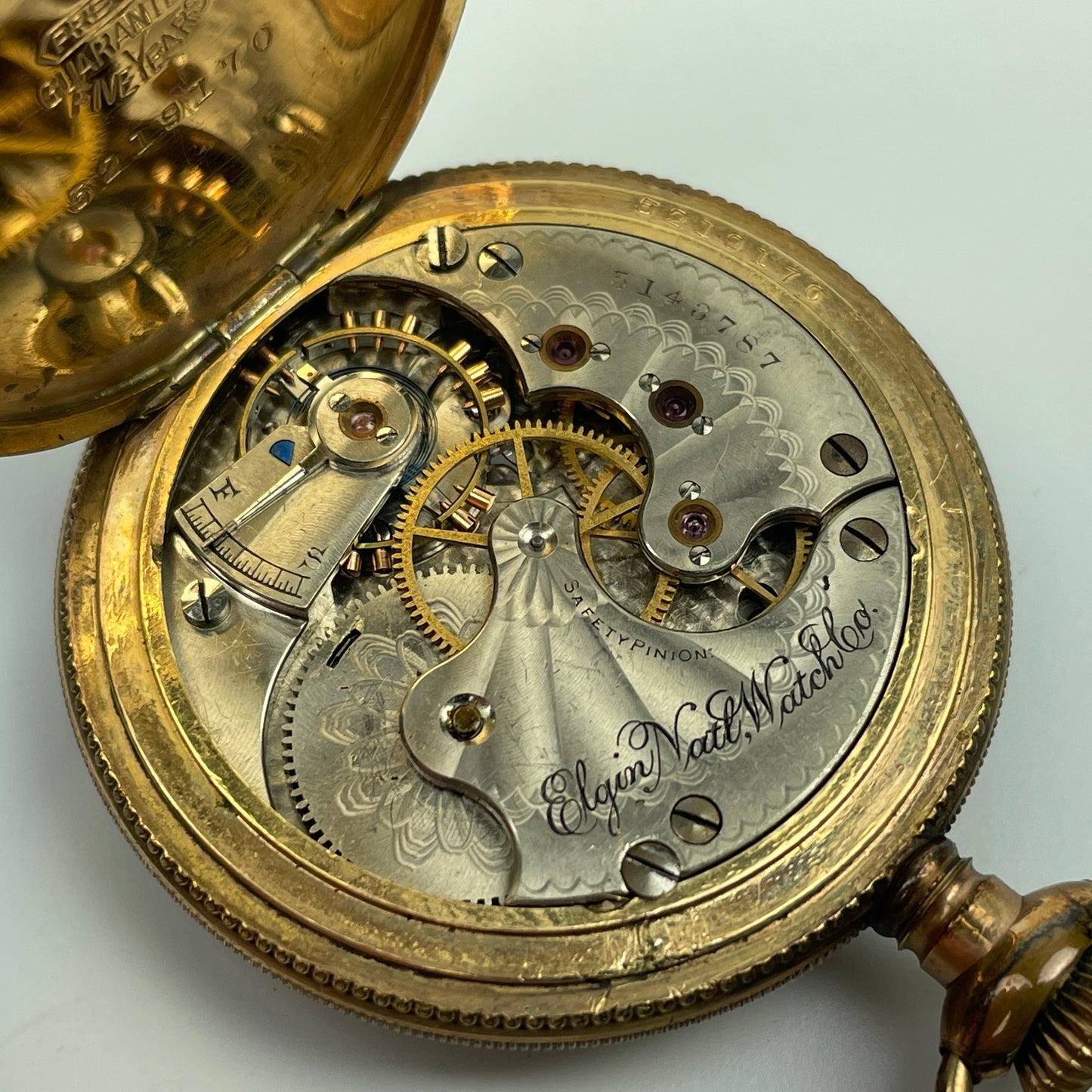 Lot 72- Elgin YGF 6 Size Hunting Pocket Watch