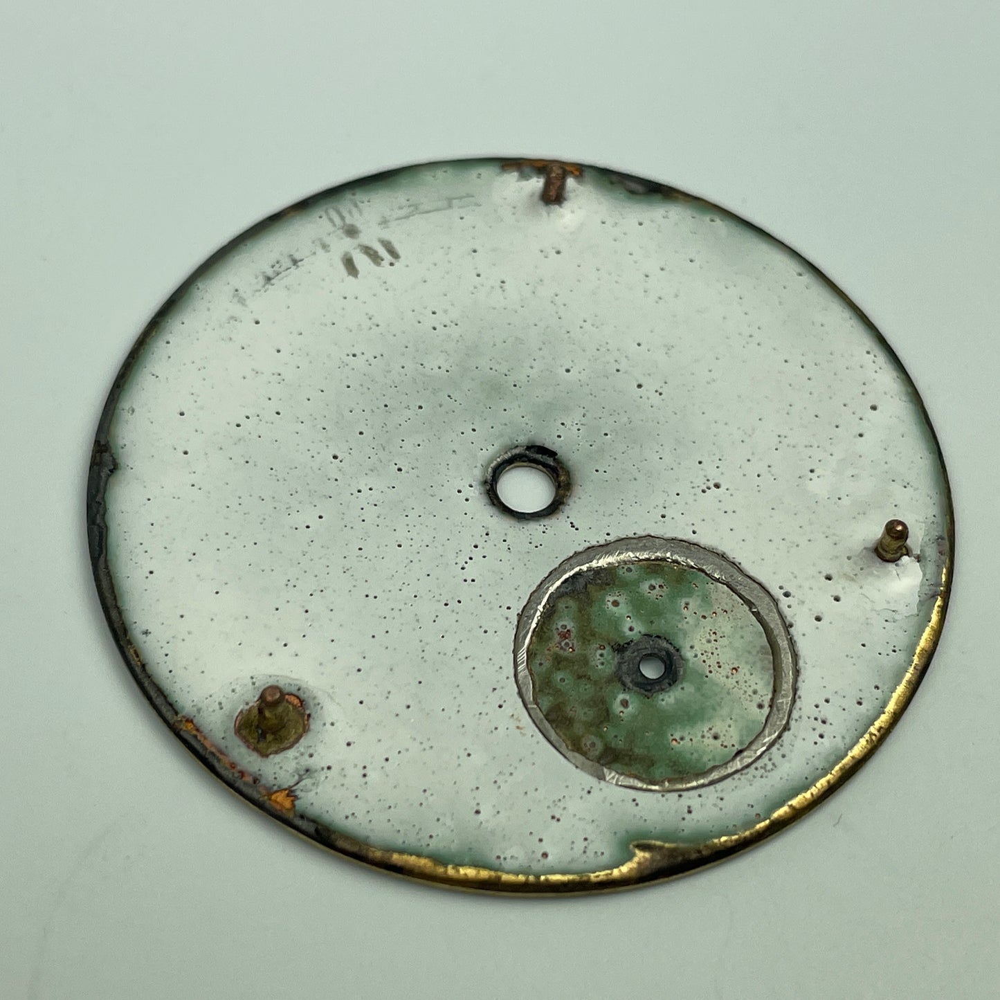 Lot 76- Illinois & Columbus Enamel Pocket Watch Dials