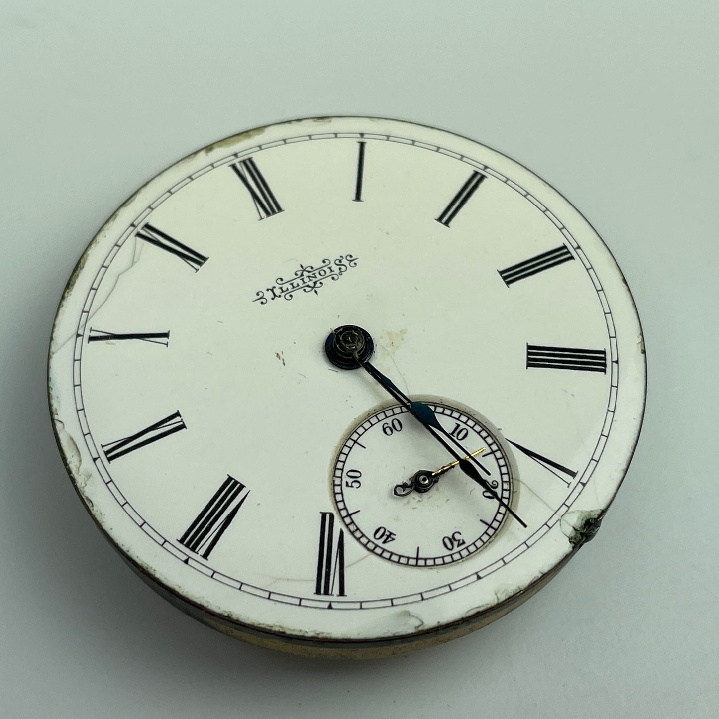 Lot 77- Elgin 18 size Hunting Pocket Watch Movement