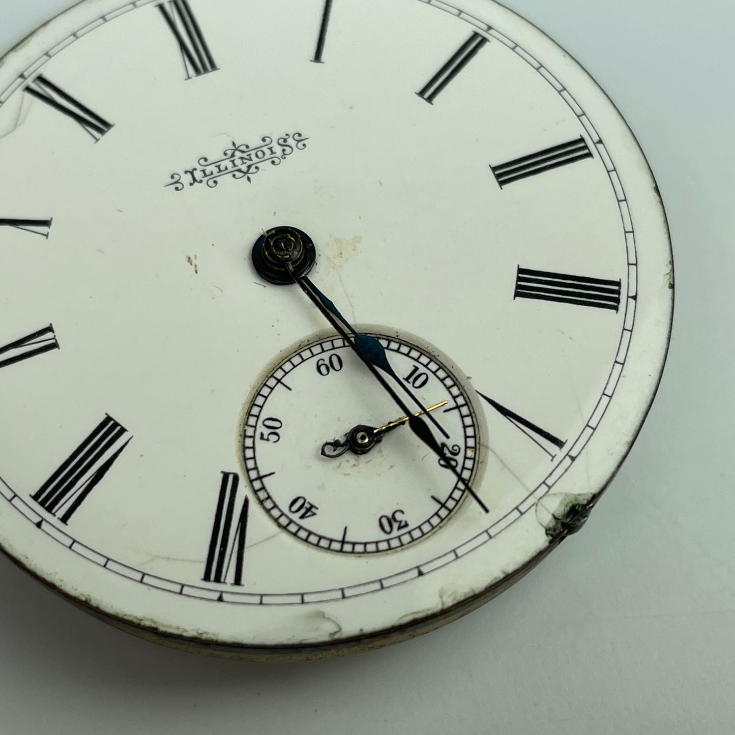 Lot 77- Elgin 18 size Hunting Pocket Watch Movement
