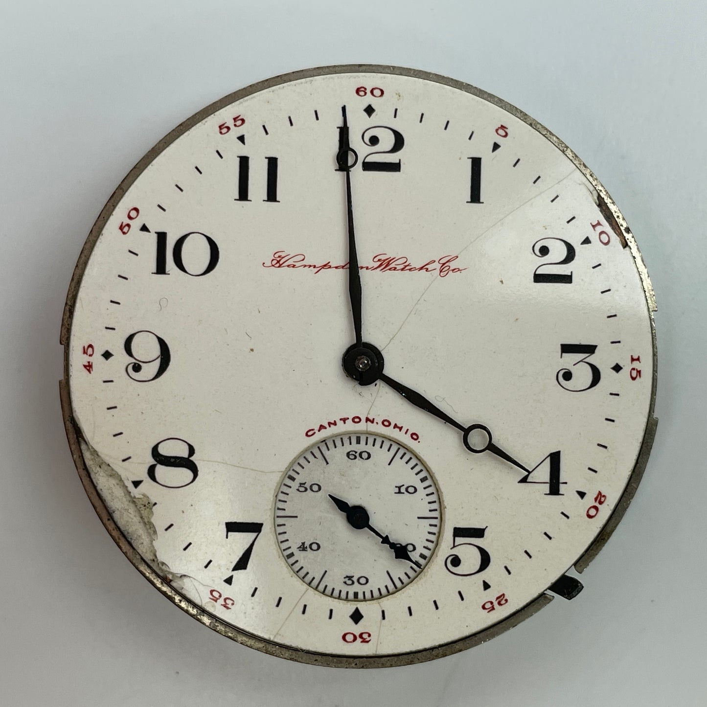 Lot 81- Elgin & Hampden 16 Size Pocket Watch Movements
