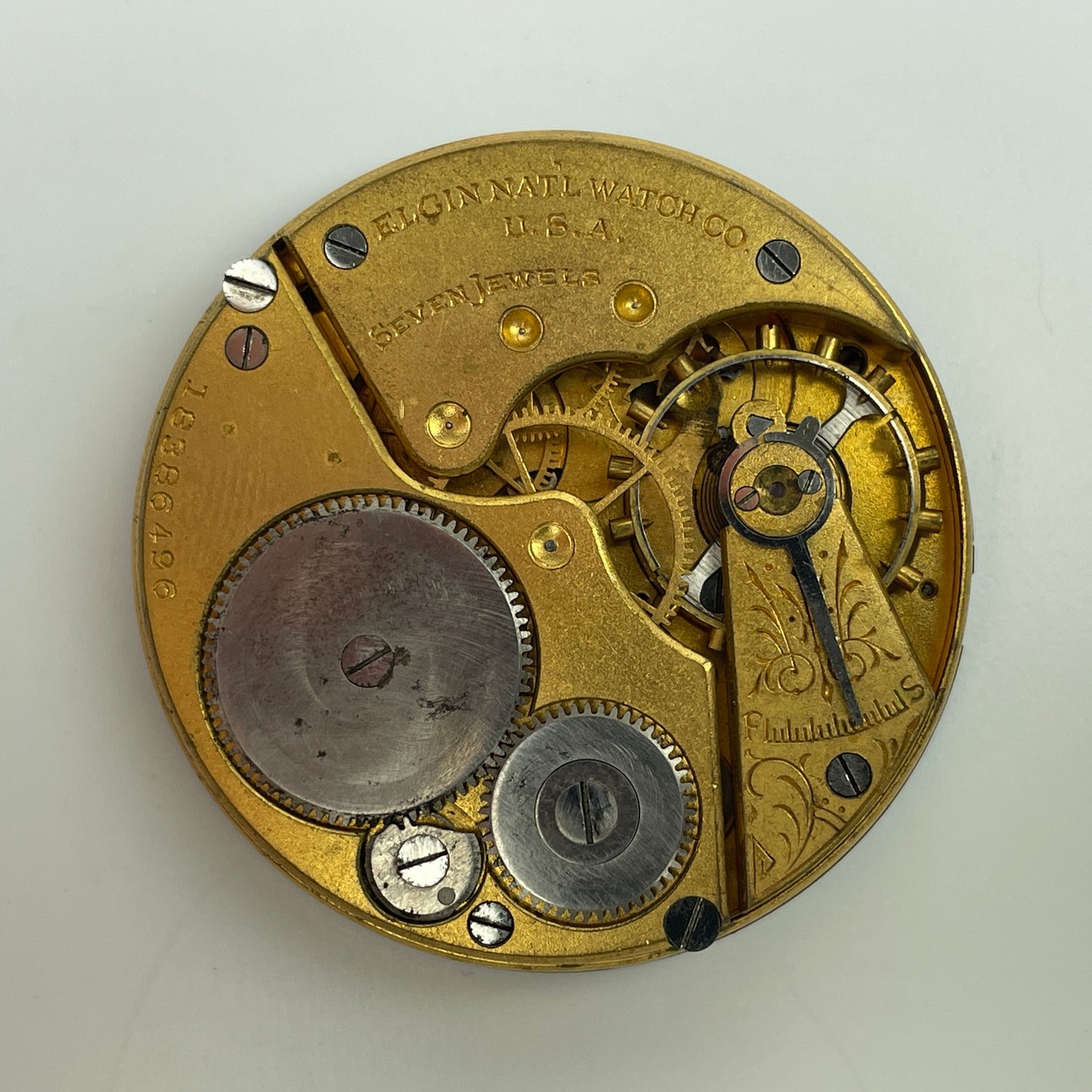 Lot 81- Elgin & Hampden 16 Size Pocket Watch Movements