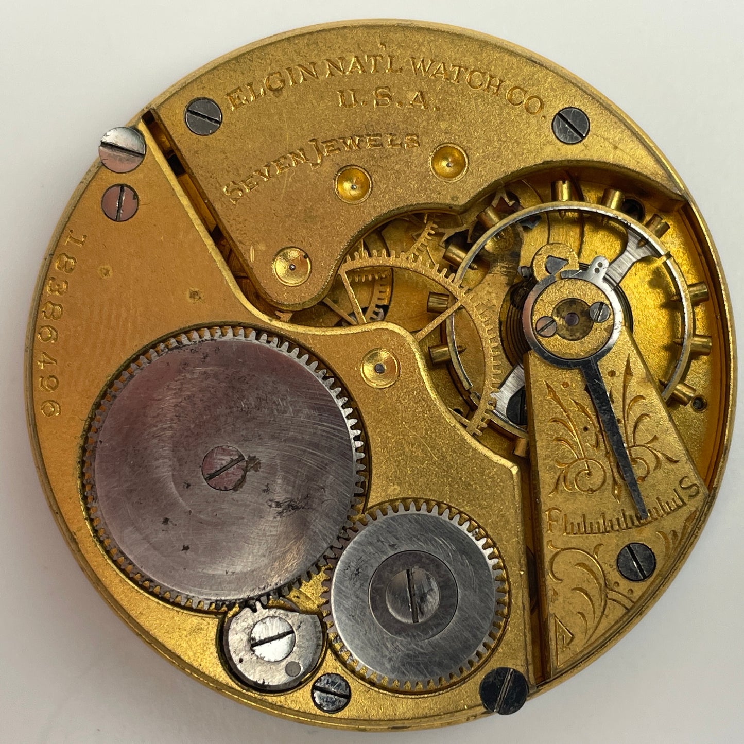 Lot 81- Elgin & Hampden 16 Size Pocket Watch Movements