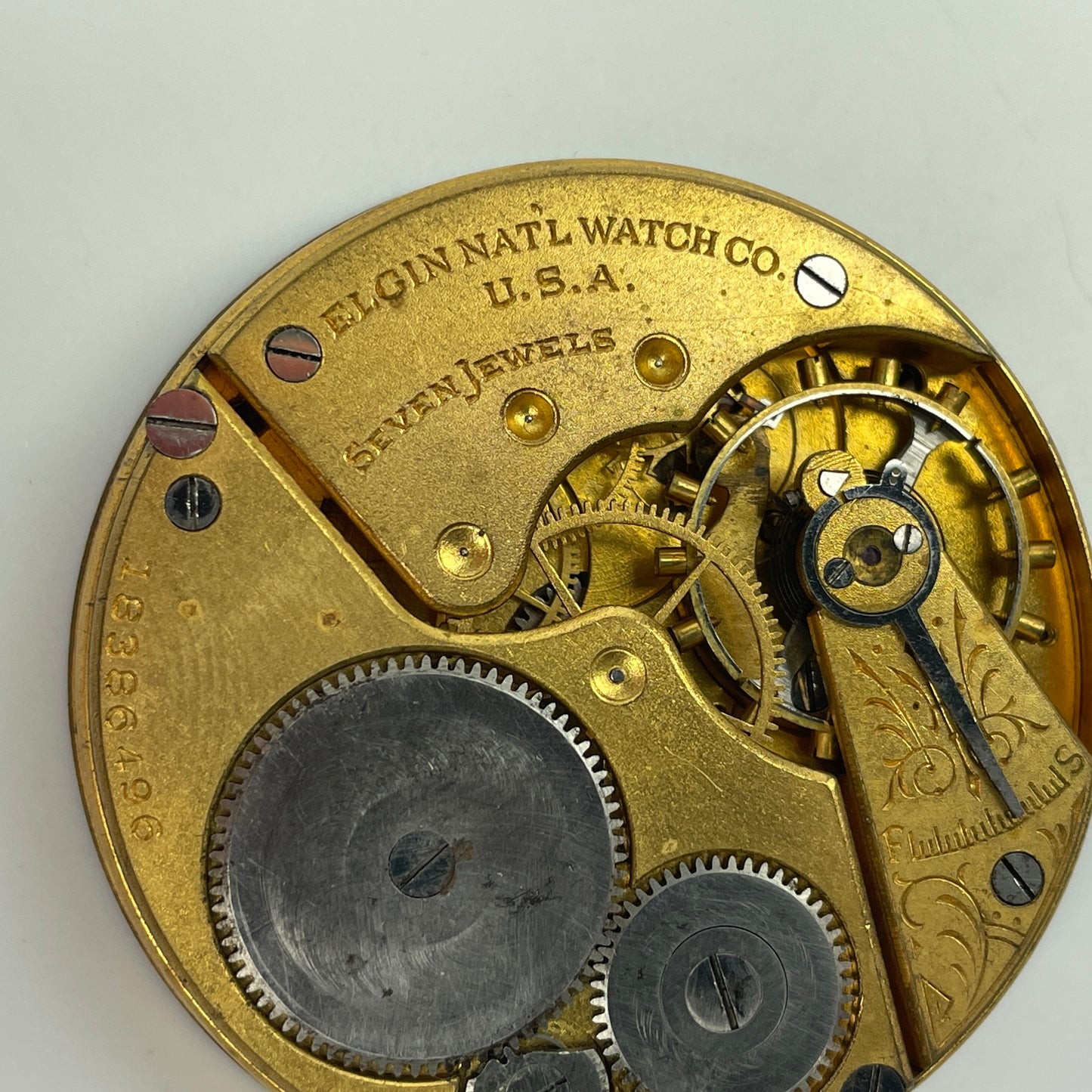 Lot 81- Elgin & Hampden 16 Size Pocket Watch Movements