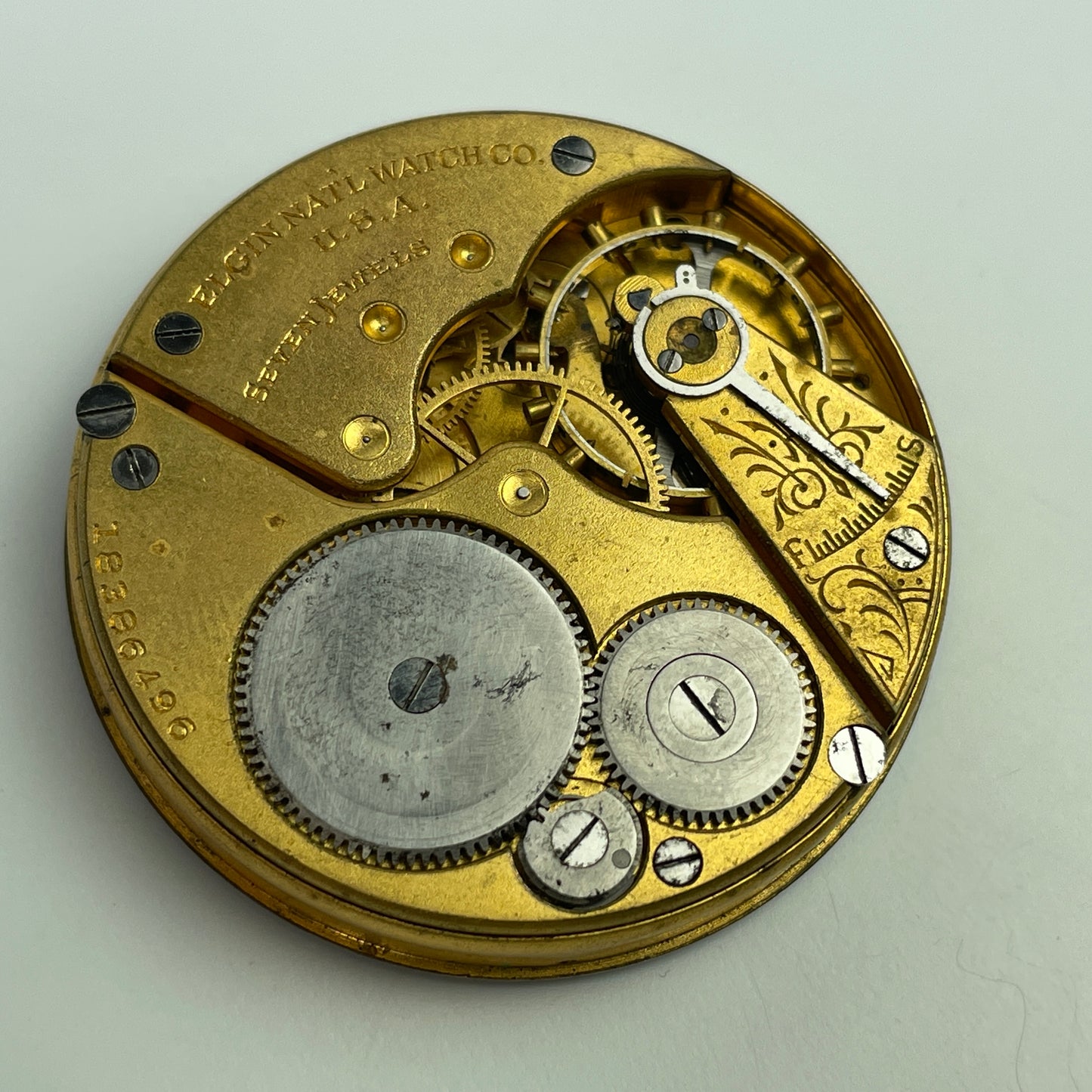 Lot 81- Elgin & Hampden 16 Size Pocket Watch Movements