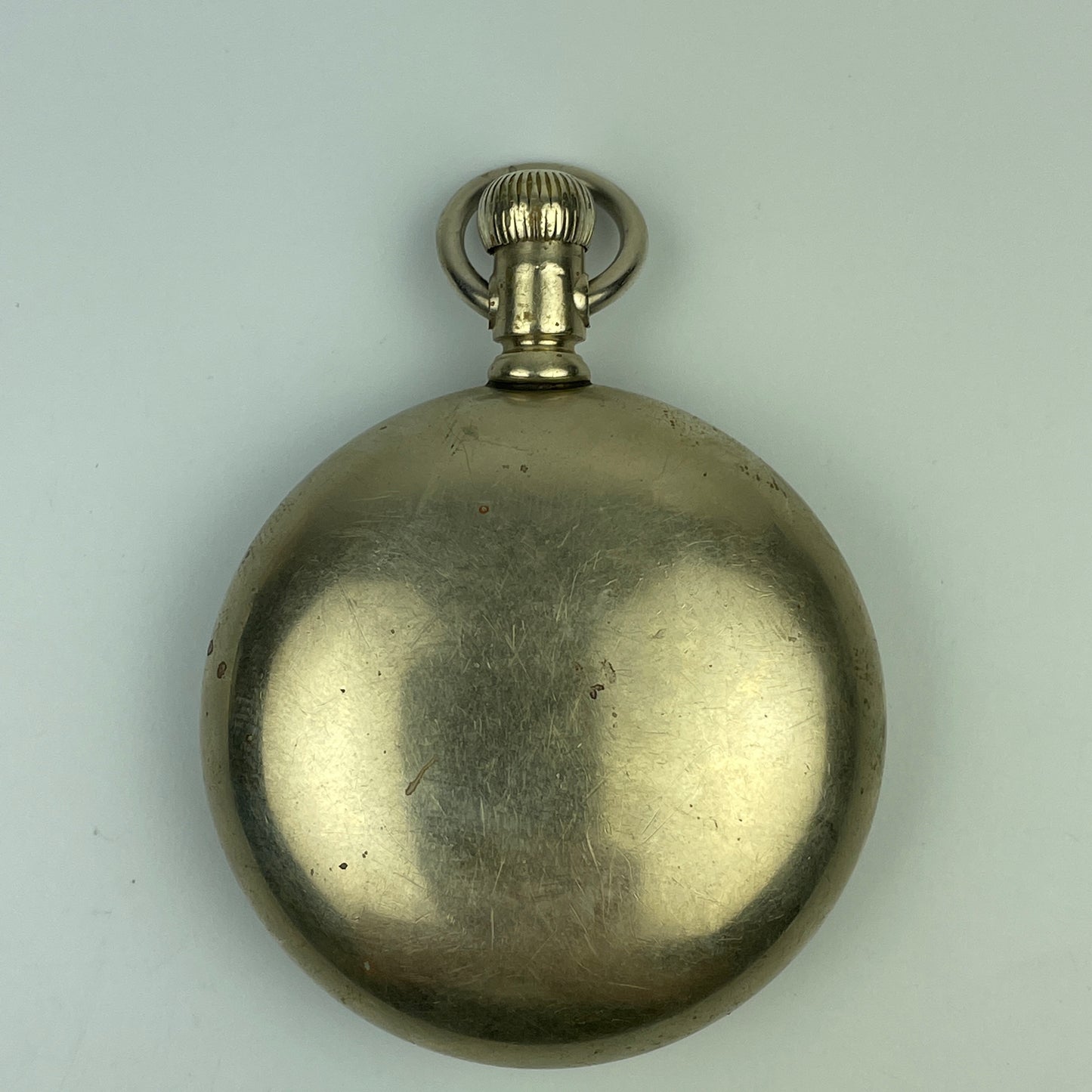 Lot 82- American 18 Size Swing Out Pocket Watch Nickel Case