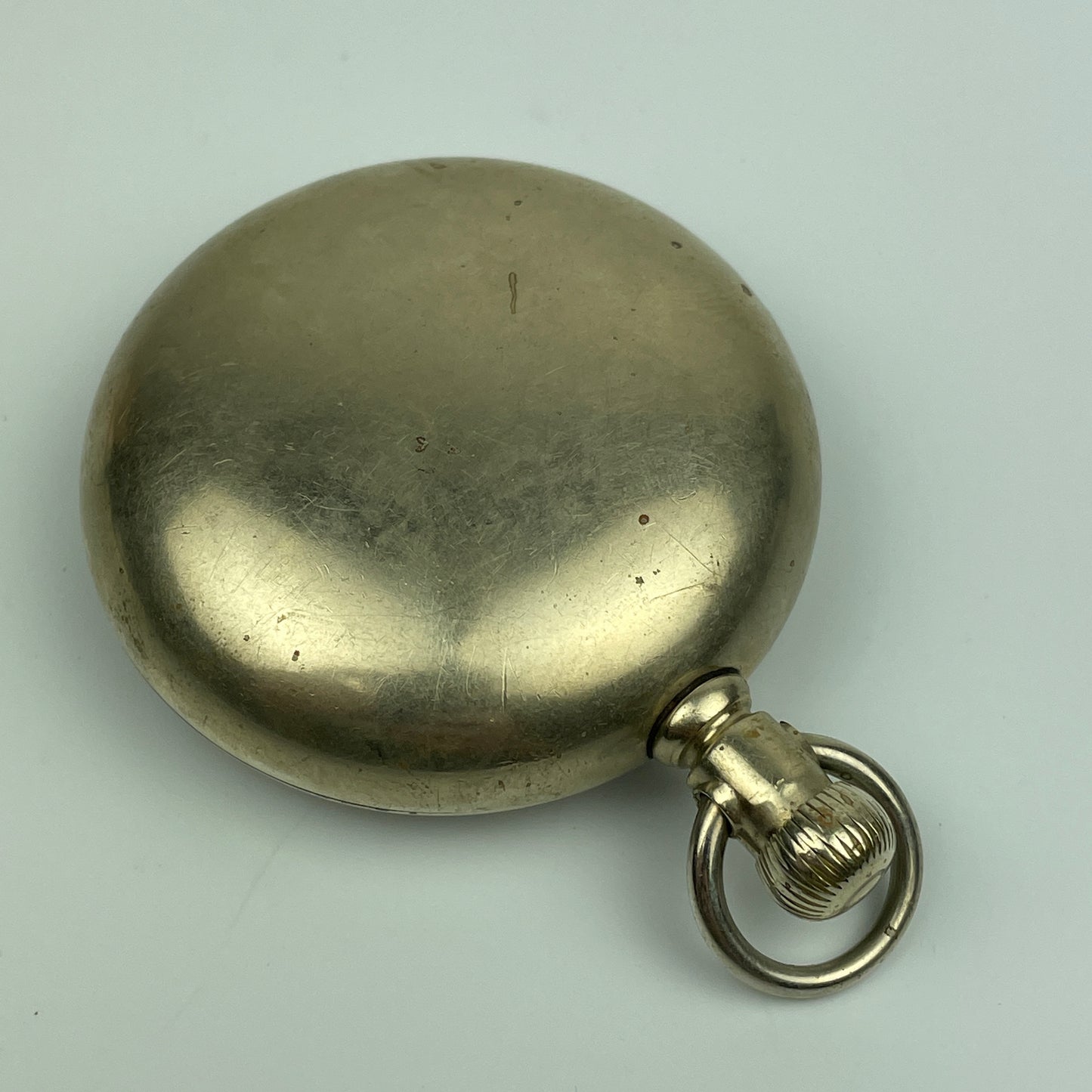 Lot 82- American 18 Size Swing Out Pocket Watch Nickel Case