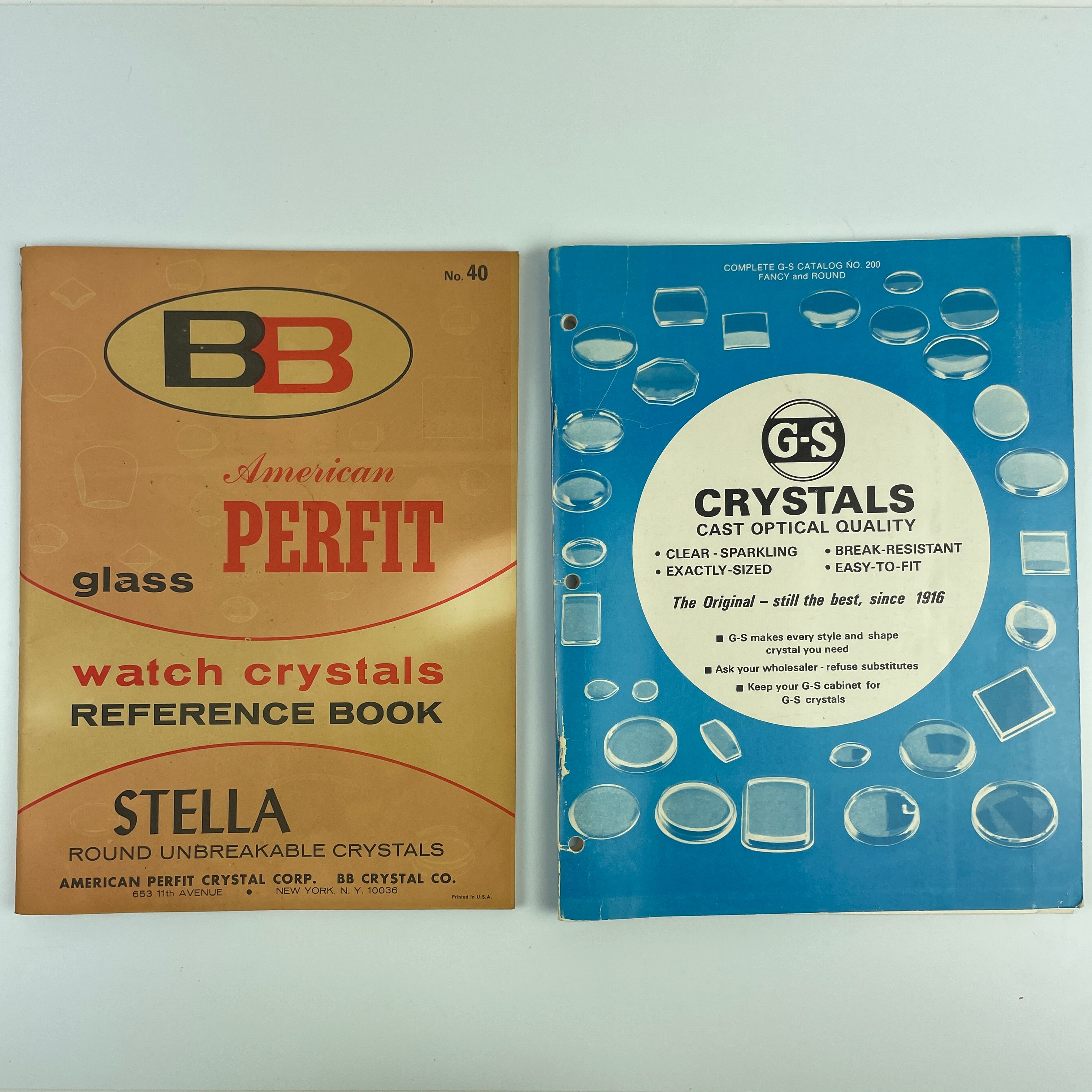 Lot 95 GS & BB Wristwatch Crystal Catalogs watchpartsrus