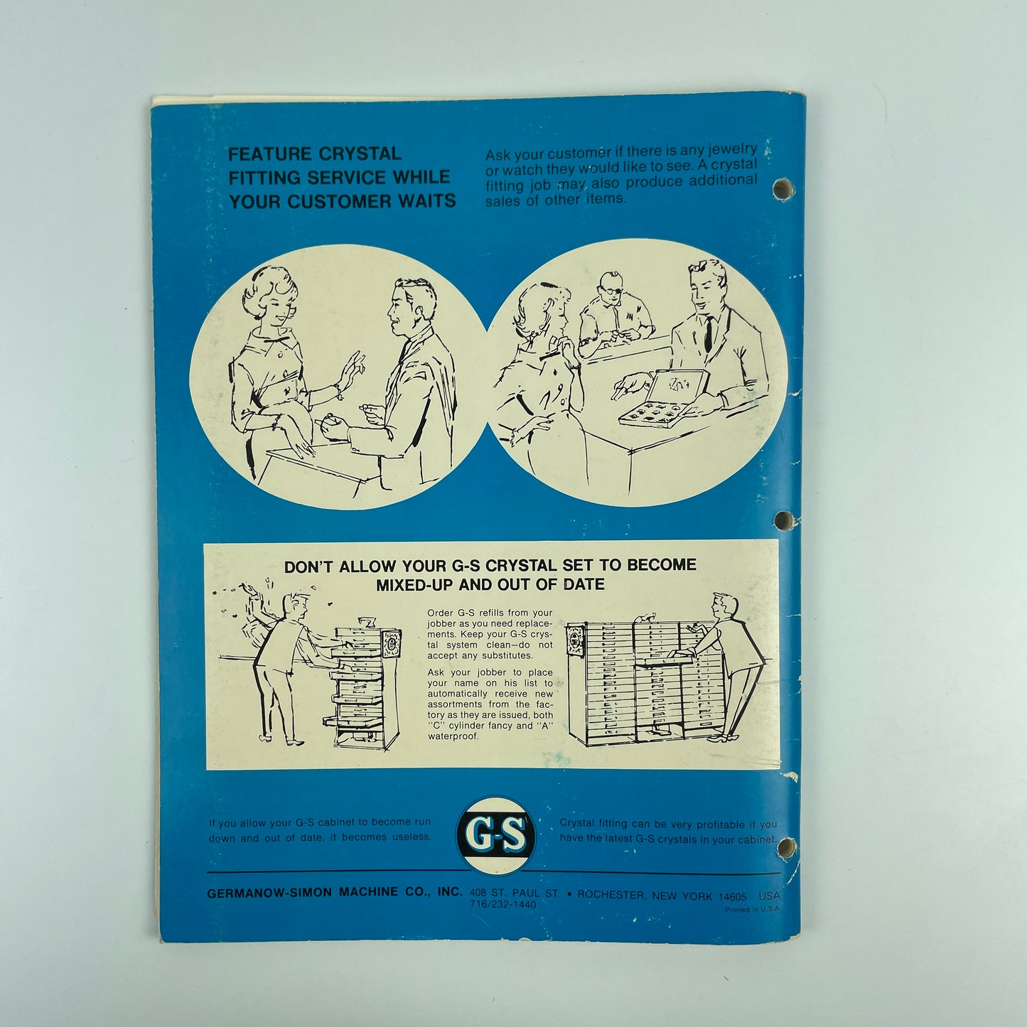 Lot 95- G-S & BB Wristwatch Crystal Catalogs