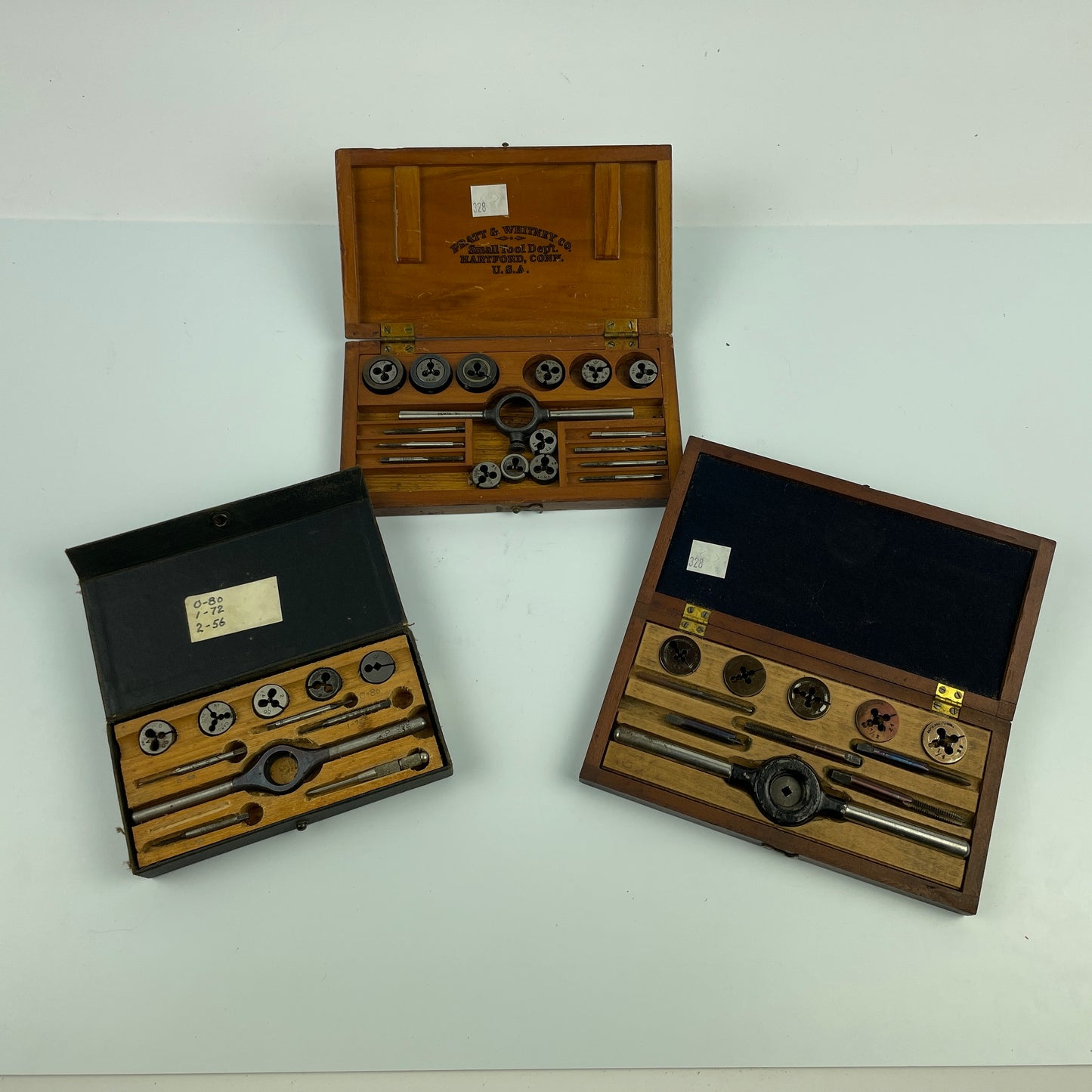 Lot 101- Vintage Tap and Die Sets (3)