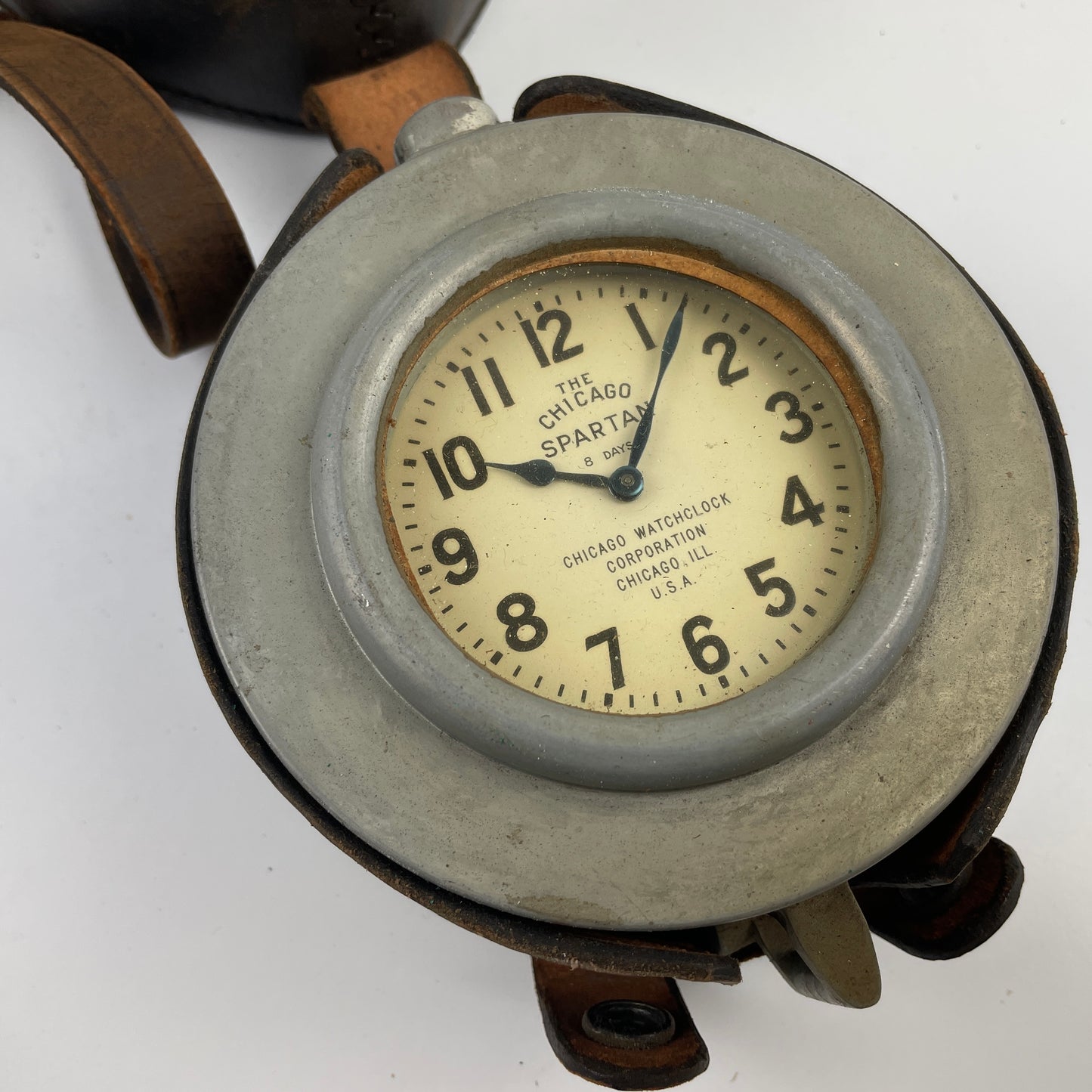 Lot 102- The Chicago Spartan Night Watchman / Security Guard Clock