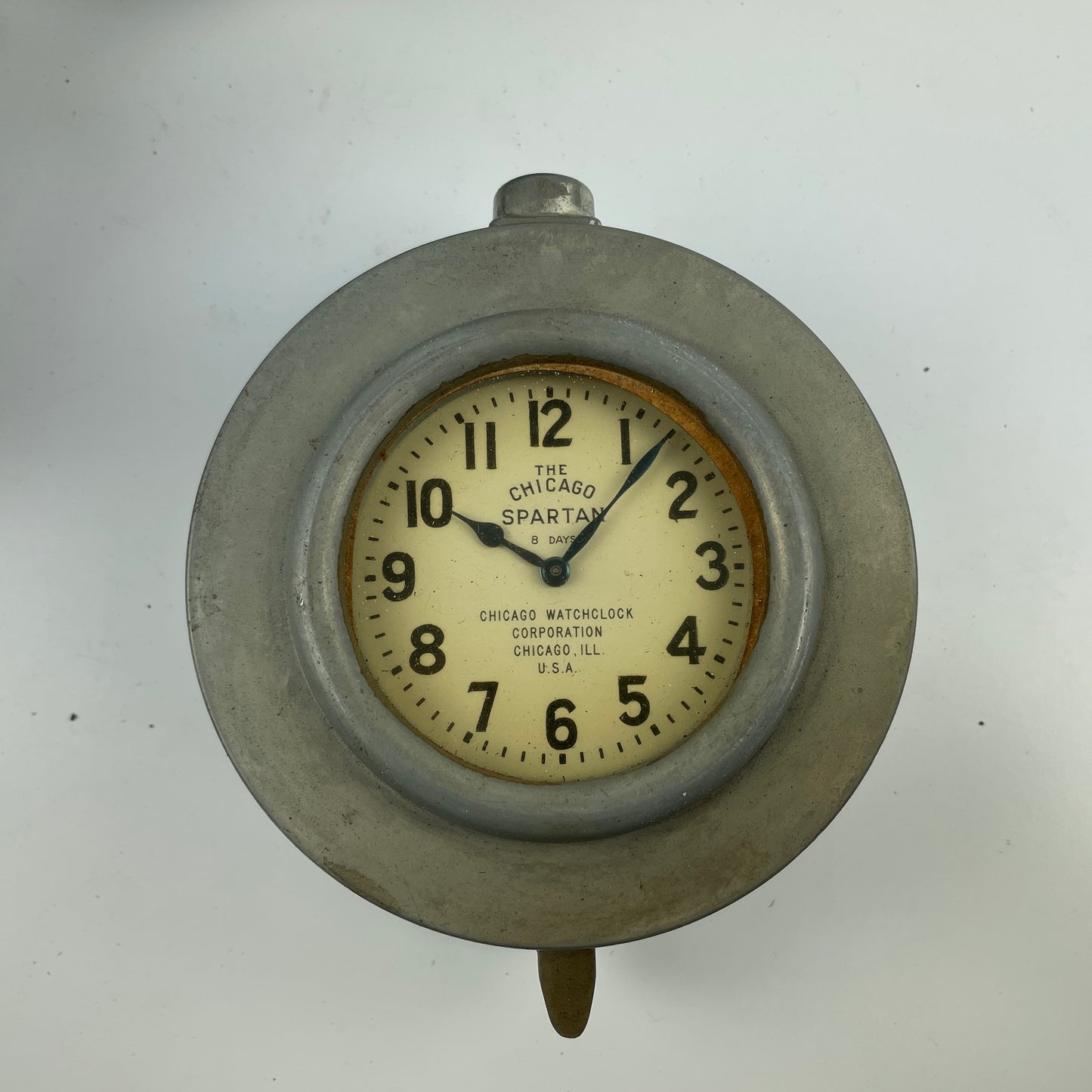 Lot 102- The Chicago Spartan Night Watchman / Security Guard Clock
