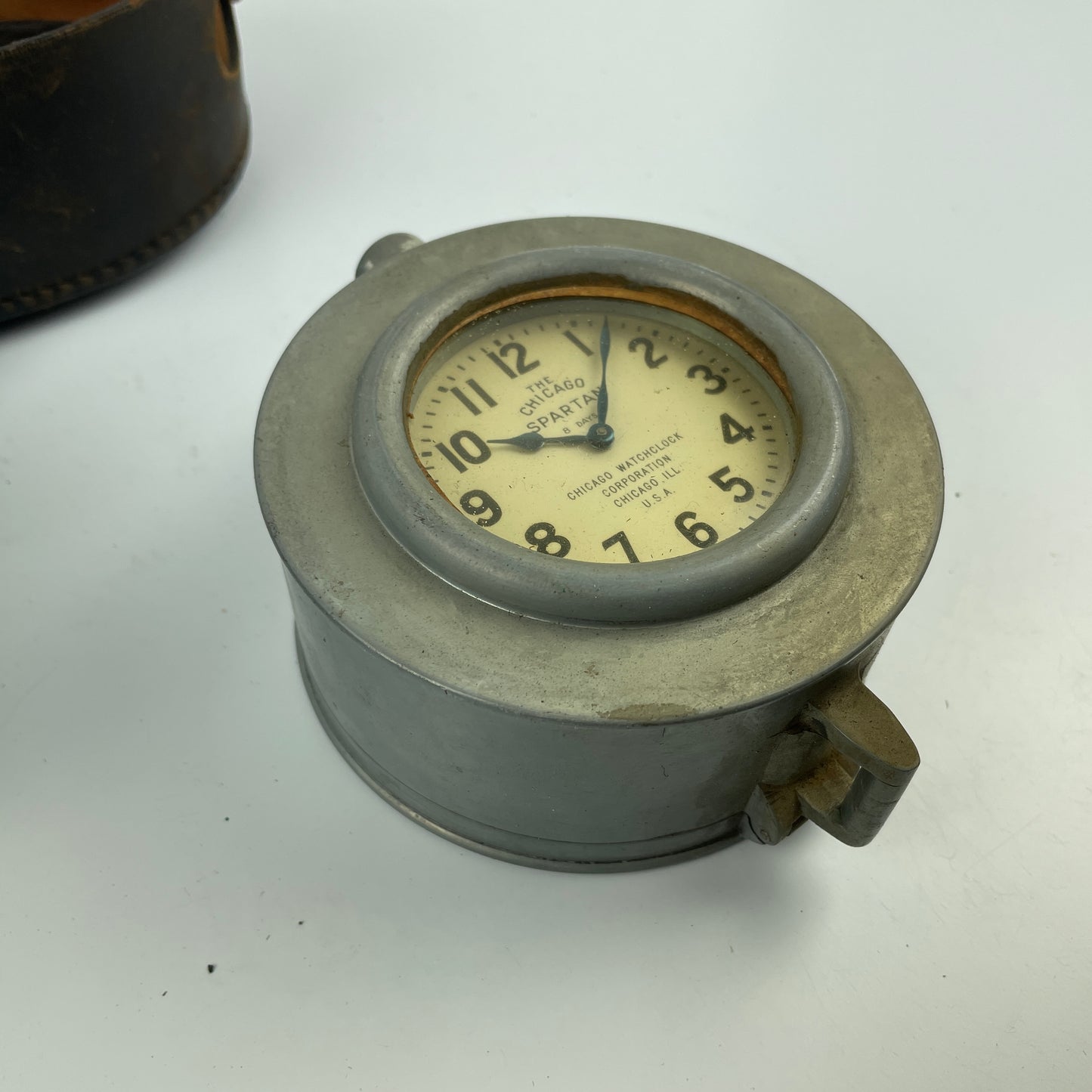 Lot 102- The Chicago Spartan Night Watchman / Security Guard Clock