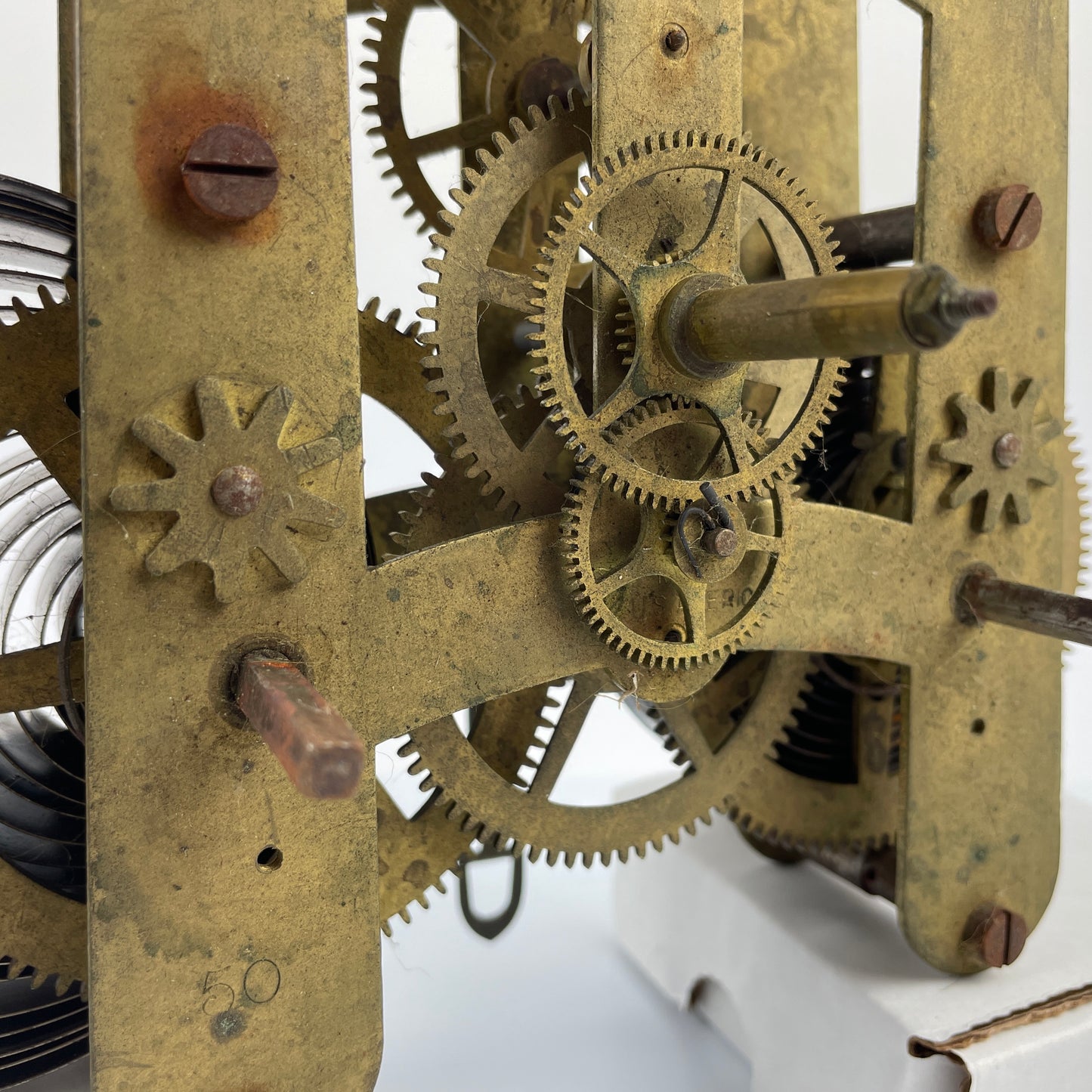 Lot 103- Seth Thomas 30-Day #50 Time Only Clock Movement