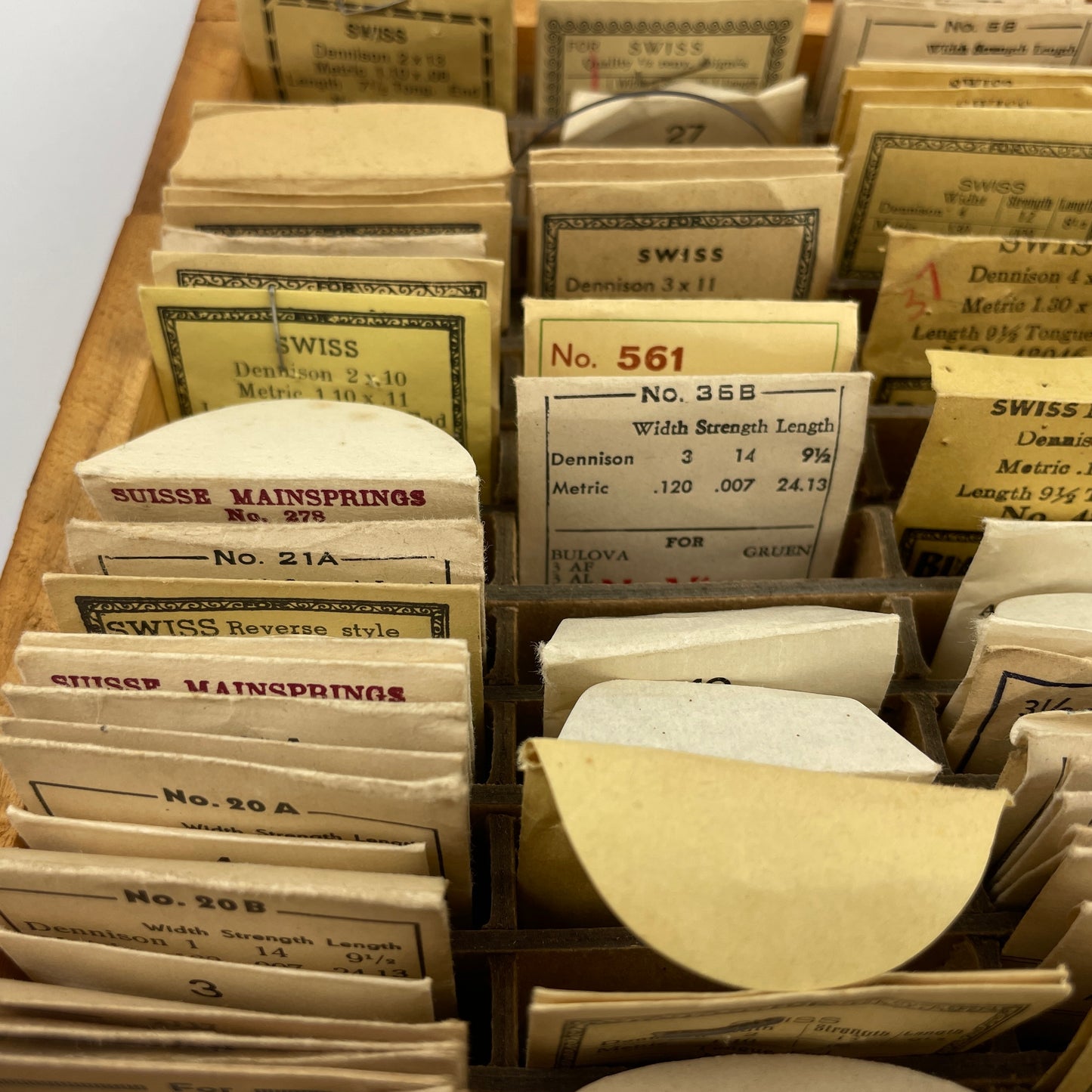 Lot 105- Swiss Mainspring Assortment