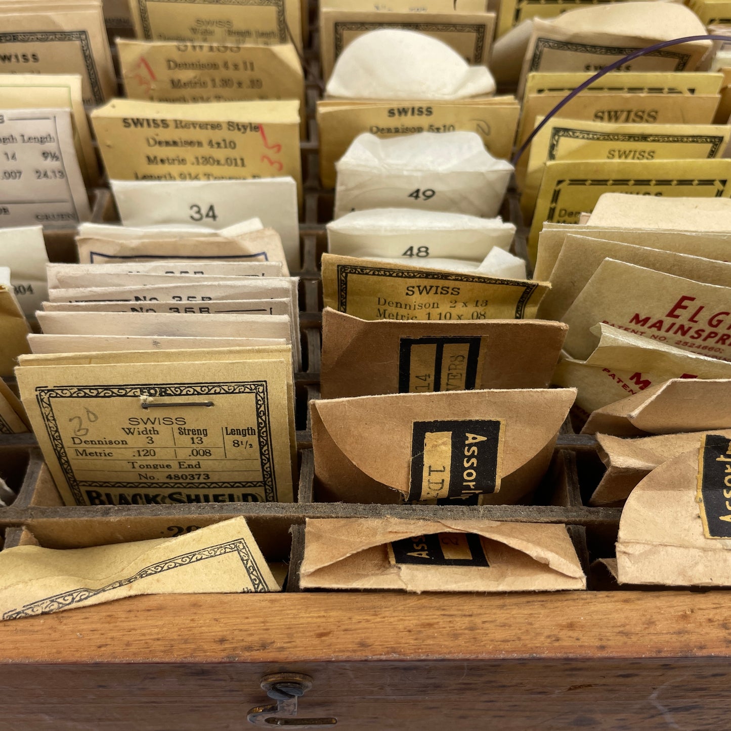 Lot 105- Swiss Mainspring Assortment