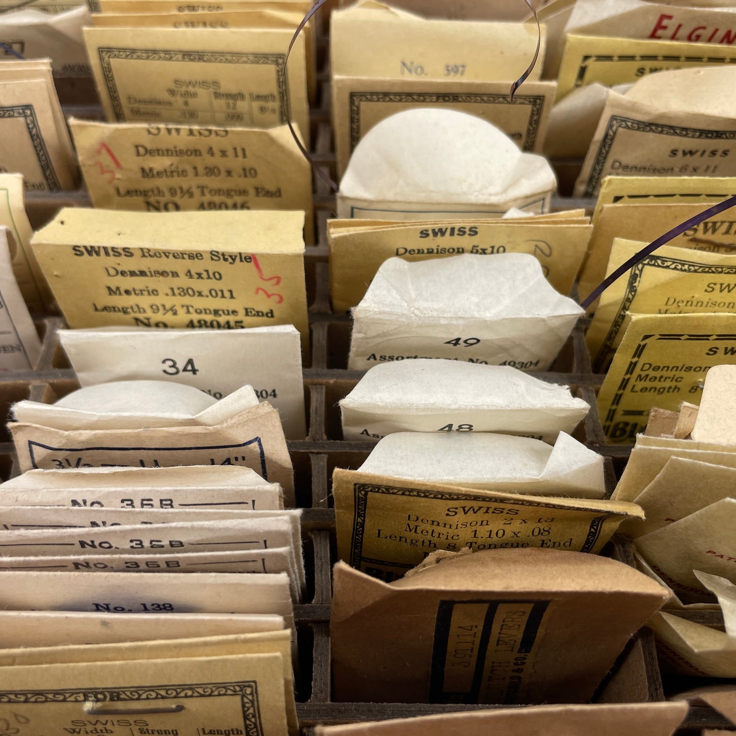 Lot 105- Swiss Mainspring Assortment