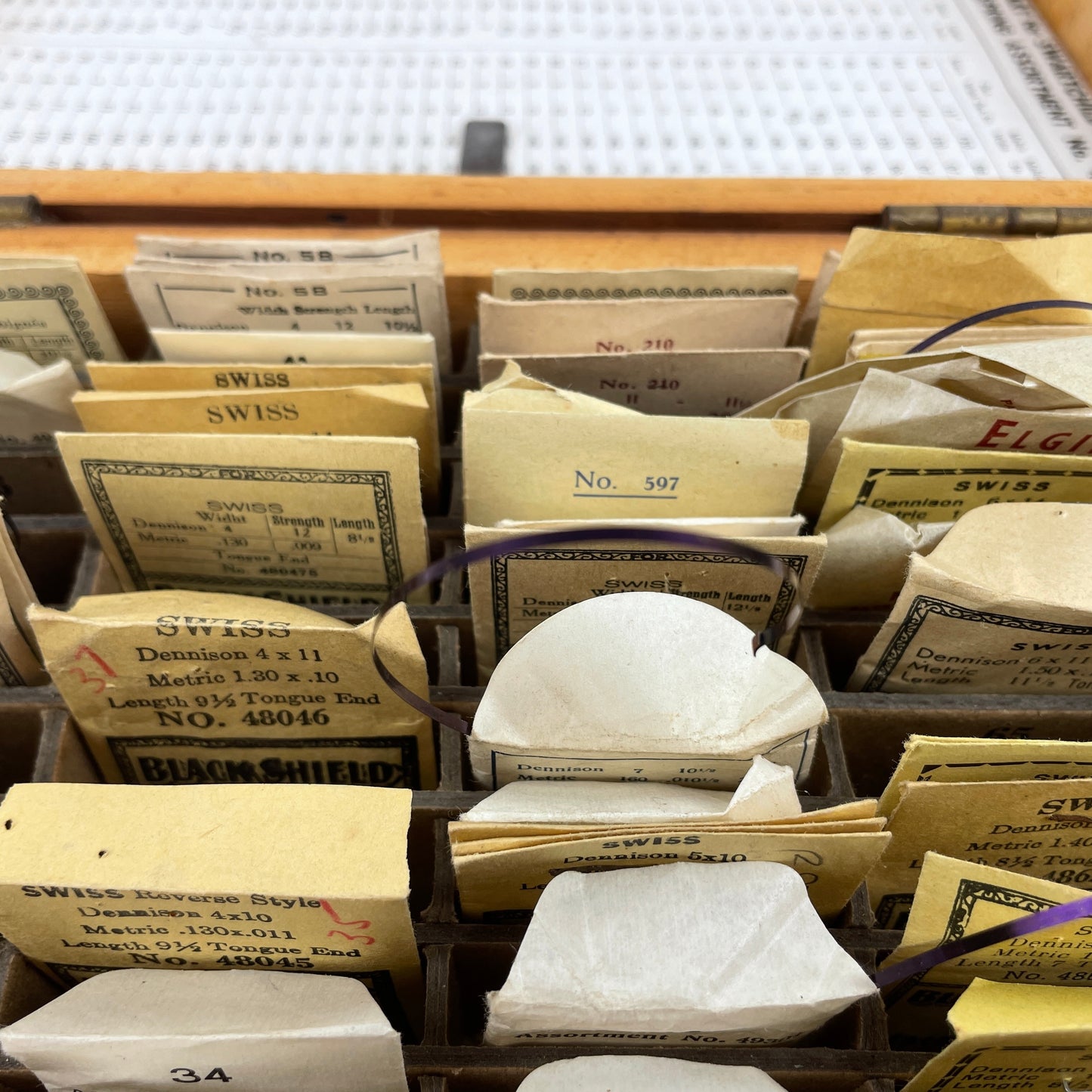 Lot 105- Swiss Mainspring Assortment