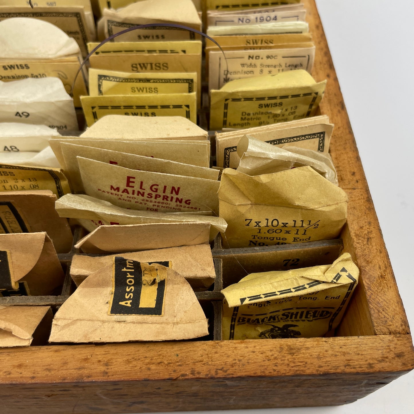 Lot 105- Swiss Mainspring Assortment