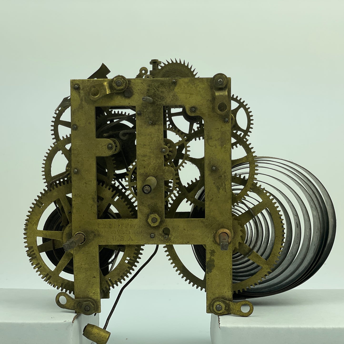 Lot 108- New Haven & E.N. Welch Spring Driven Clock Movements