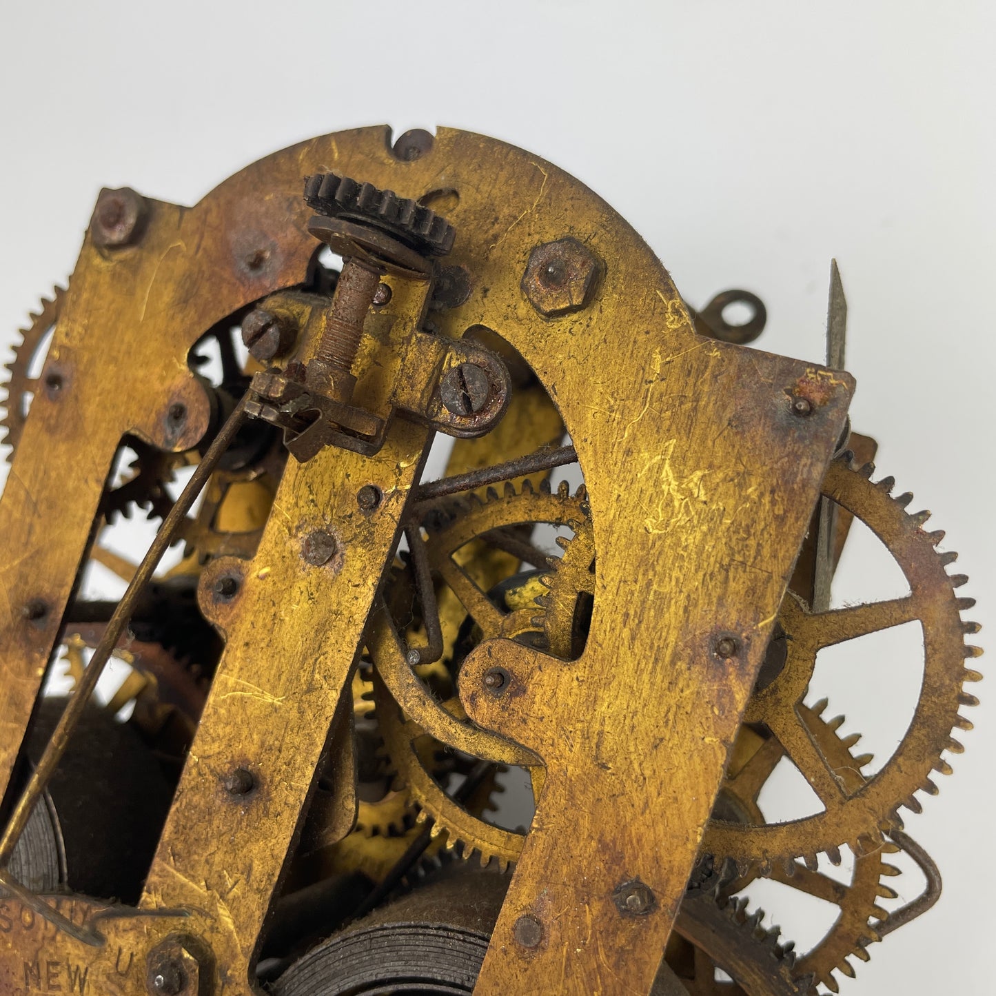 Lot 112- Seth Thomas & Ansonia 8-Day Time & Strike Clock Movements