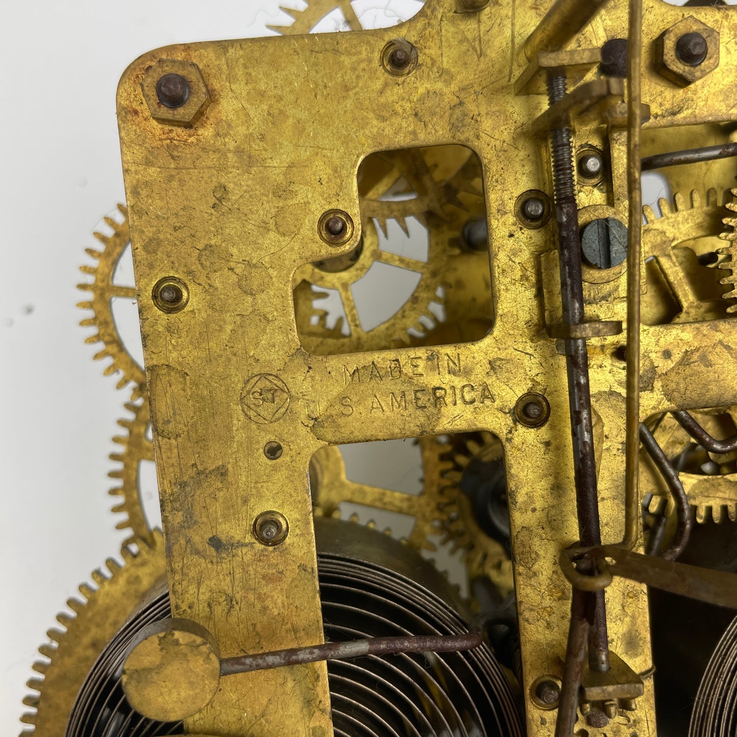 Lot 112- Seth Thomas & Ansonia 8-Day Time & Strike Clock Movements