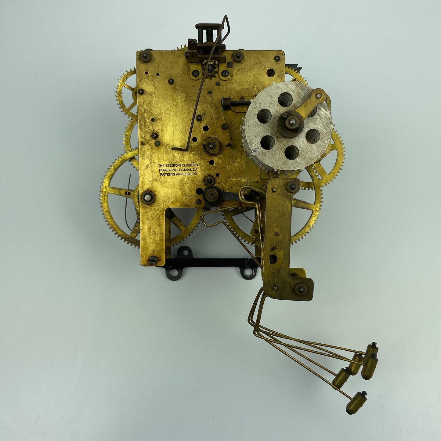 Lot 114- Seth Thomas & Sessions Spring Driven Clock Movements