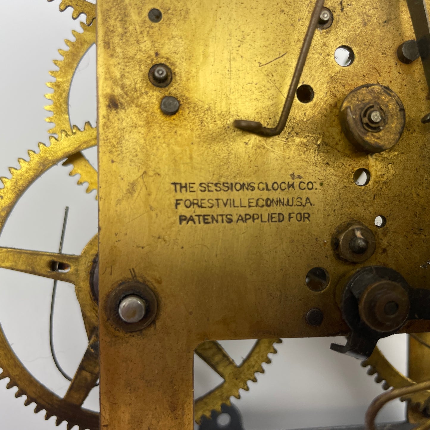 Lot 114- Seth Thomas & Sessions Spring Driven Clock Movements
