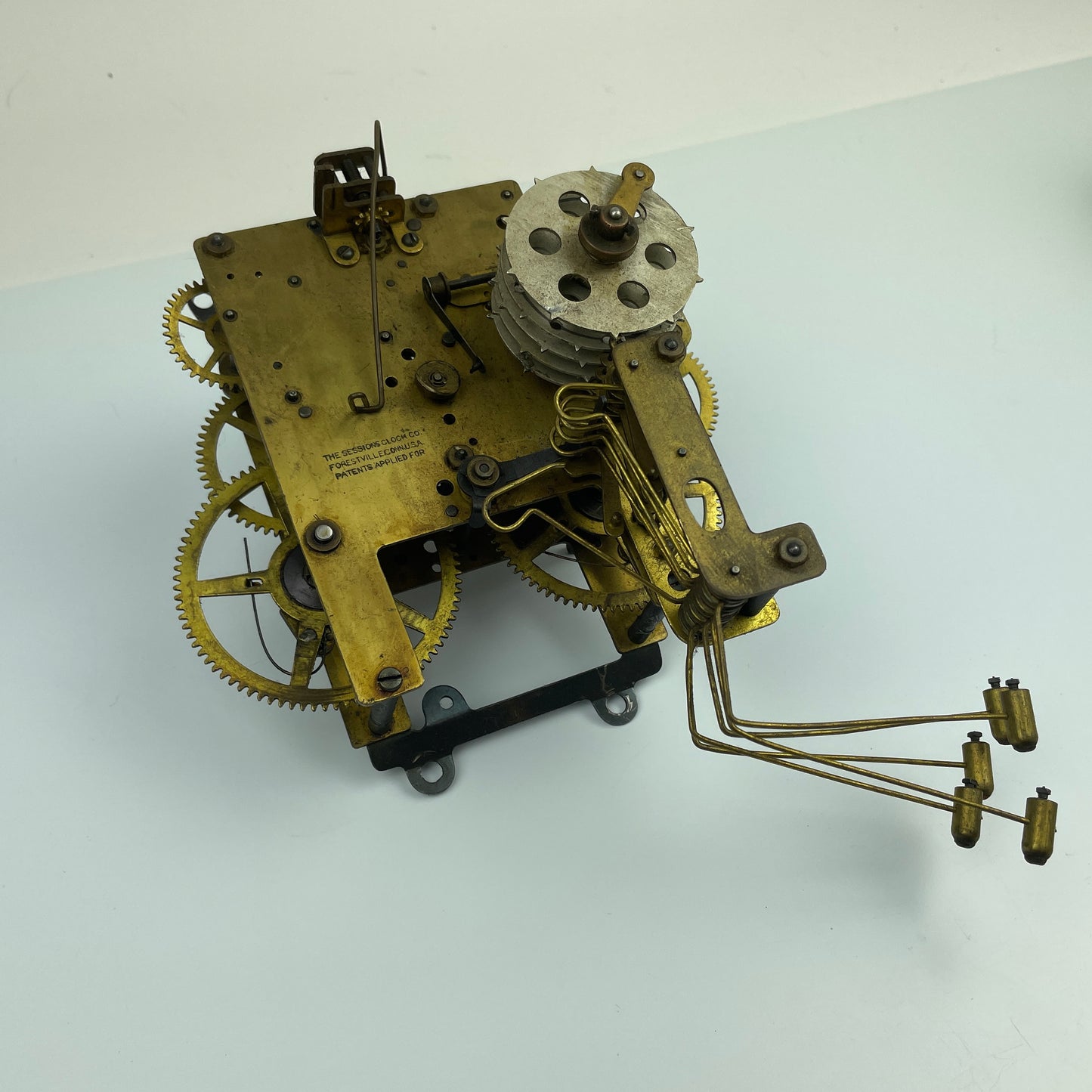 Lot 114- Seth Thomas & Sessions Spring Driven Clock Movements